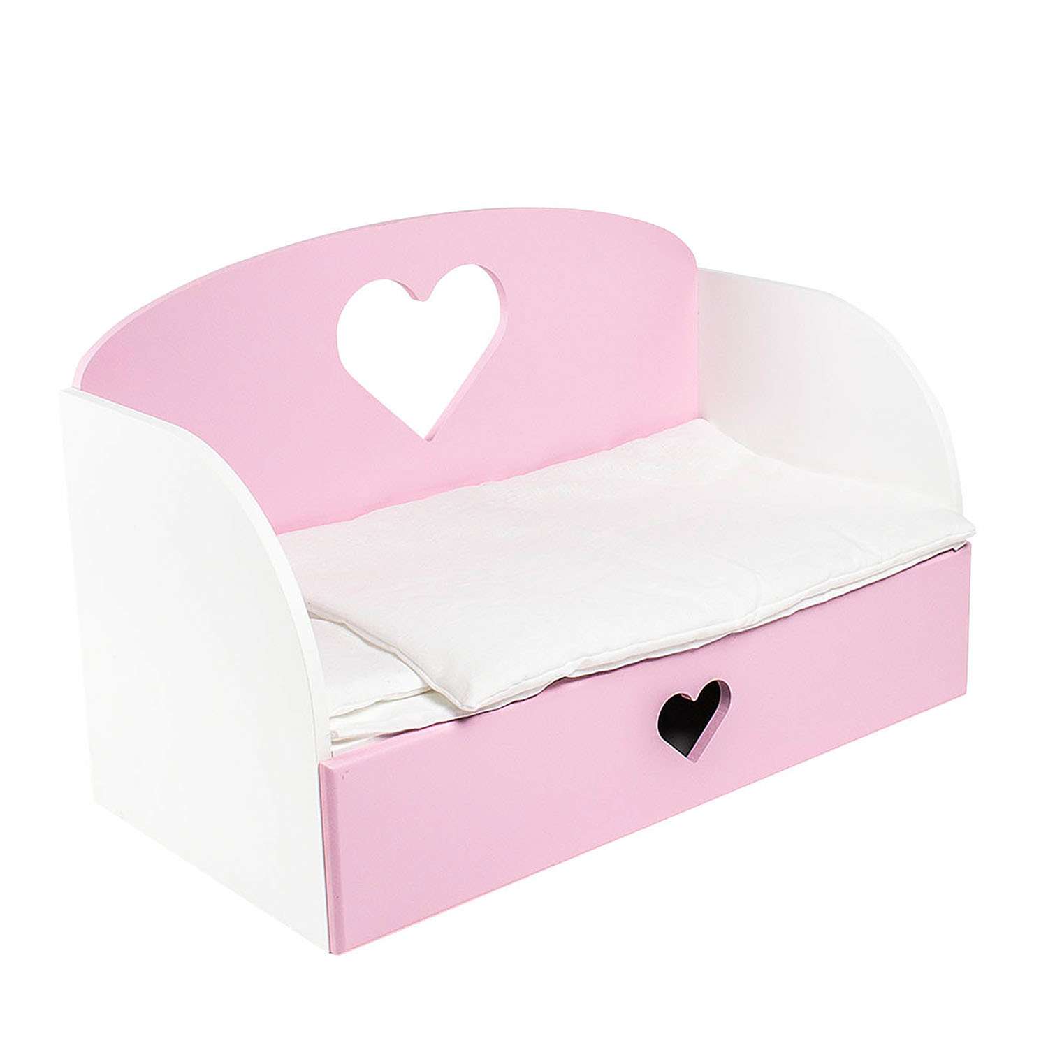 Мебель для кукол PAREMO Диван–кровать Сердце Розовый PFD120-16 PFD120-16 - фото 2
