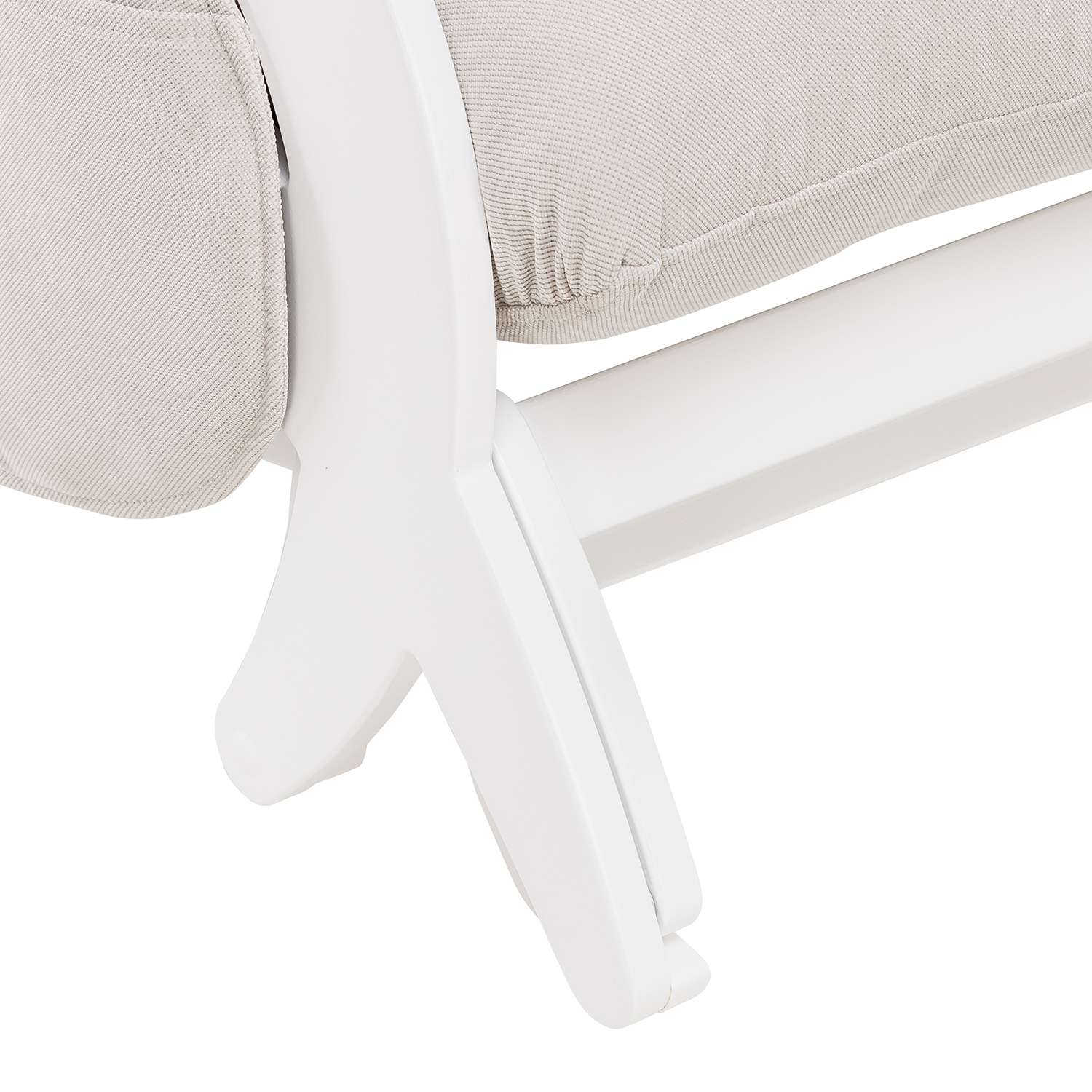 Кресло для кормления Milli Dream с карманами Молочный дуб ткань Verona Light Grey - фото 12