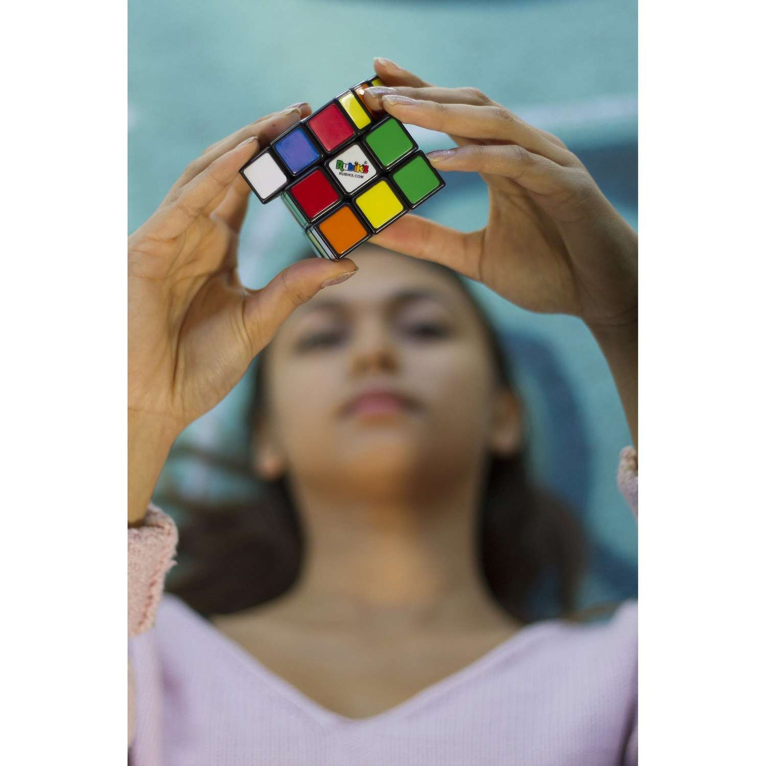 Кубик Рубика Rubik`s 3х3 пластиковые плитки плавный механизм - фото 6