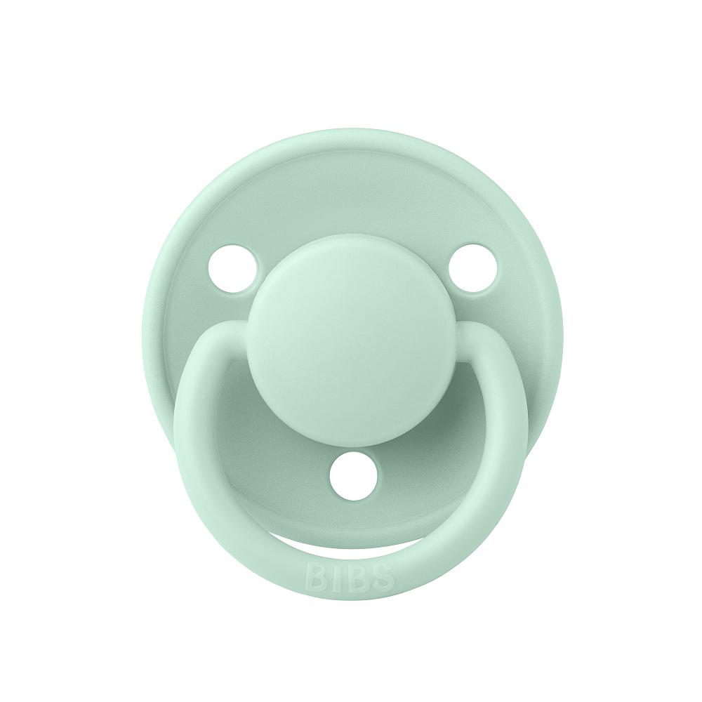 Соска-пустышка BIBS De Lux Silicone Nordic Mint 0+ месяцев - фото 1