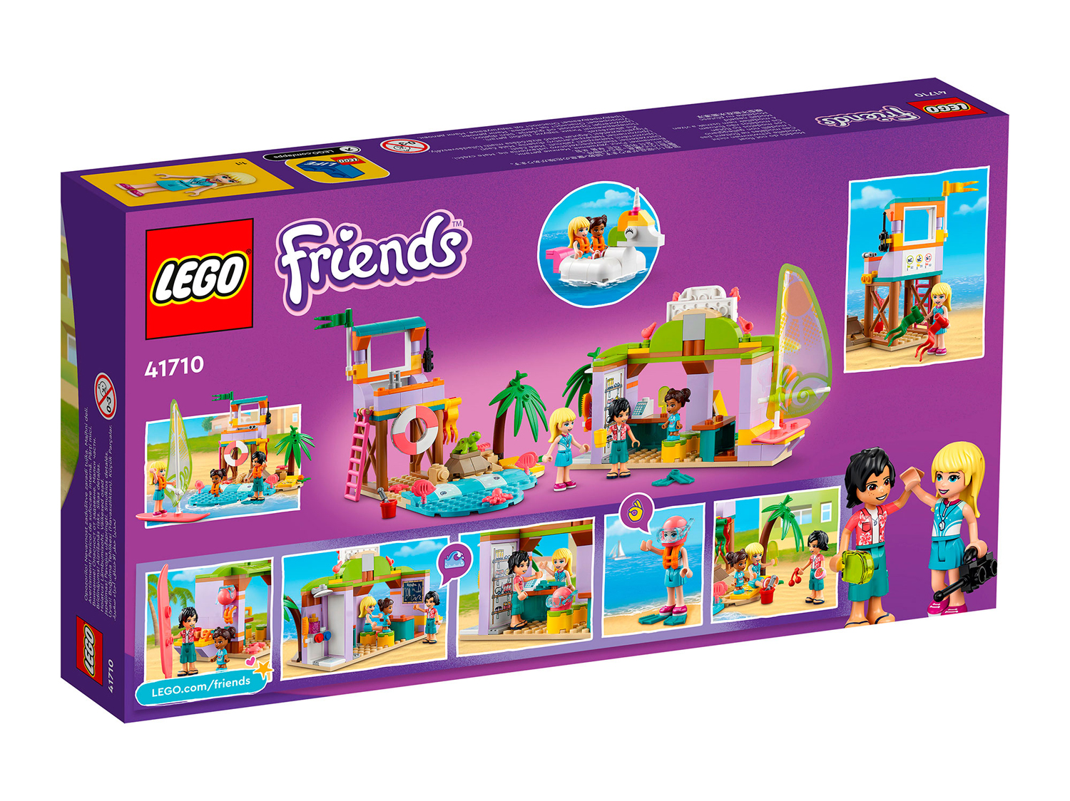 Конструктор детский LEGO Friends Развлечения на пляже 41710 - фото 9