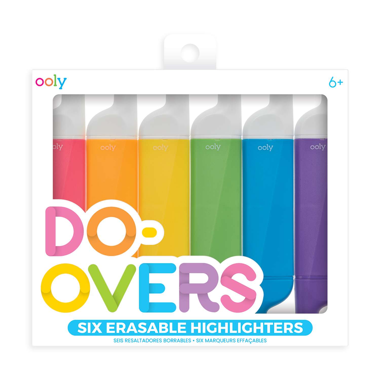 Набор цветных маркеров Ooly стираемых 6 шт - фото 1