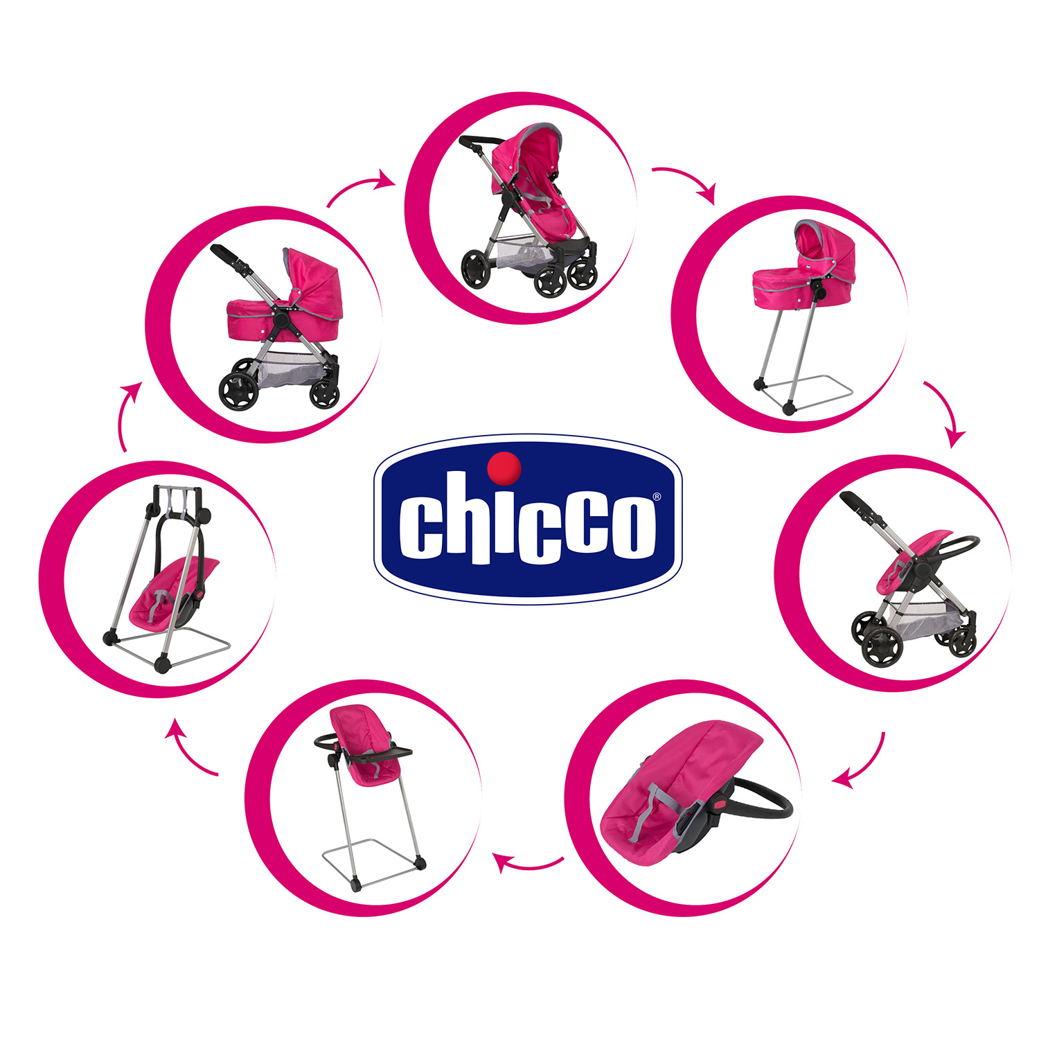 Коляска для кукол Chicco Evolve Travel 1423582 1423582 - фото 14