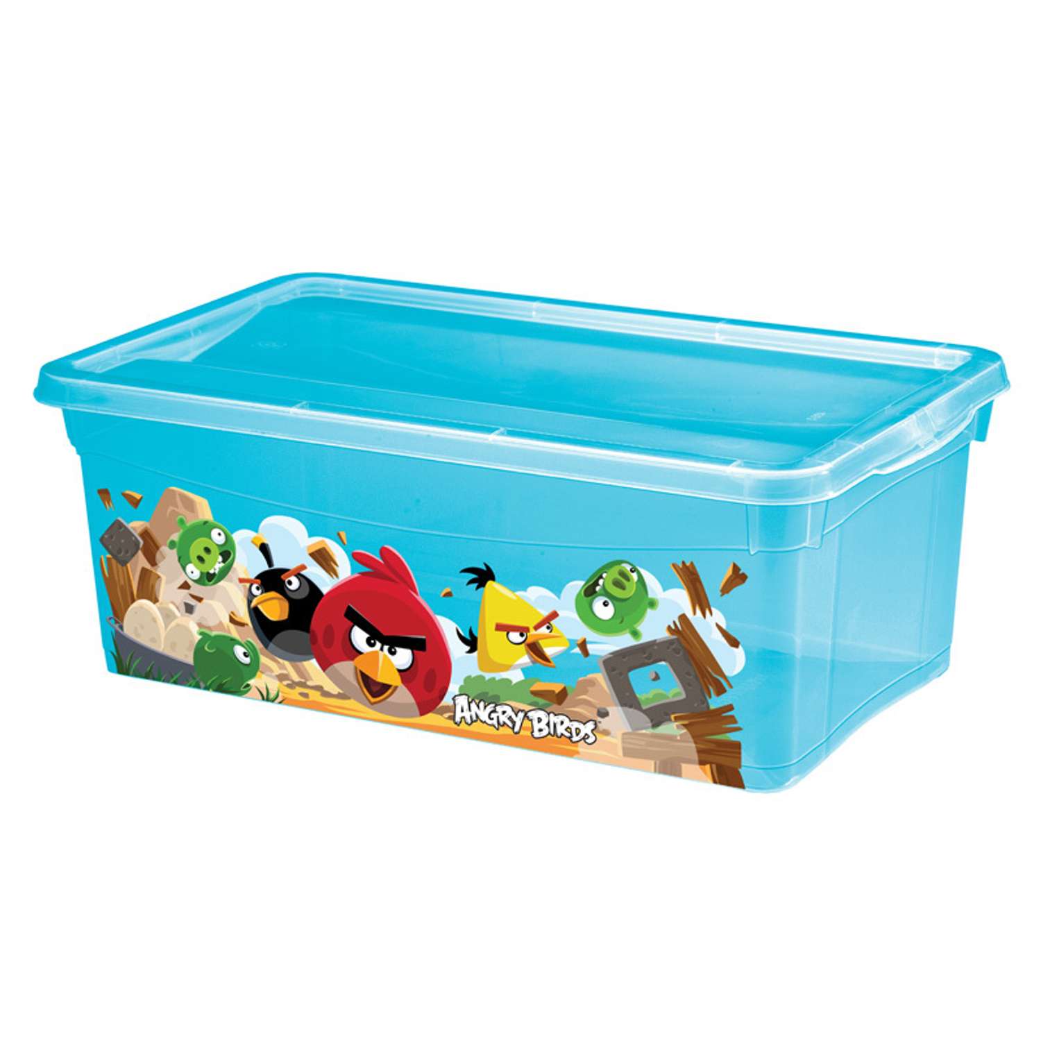 Ящик для игрушек Пластишка Angry Birds 5 л в ассортименте - фото 3