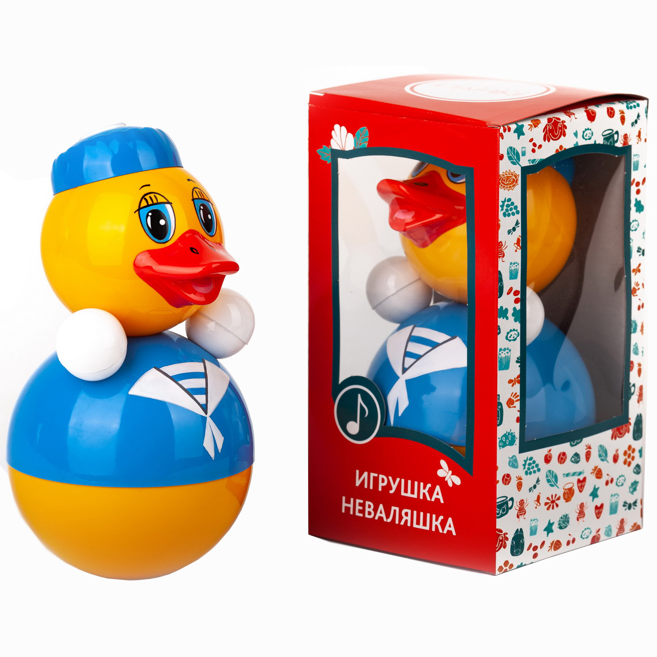 Неваляшка Котовские неваляшки Утёнок 22 см - фото 2