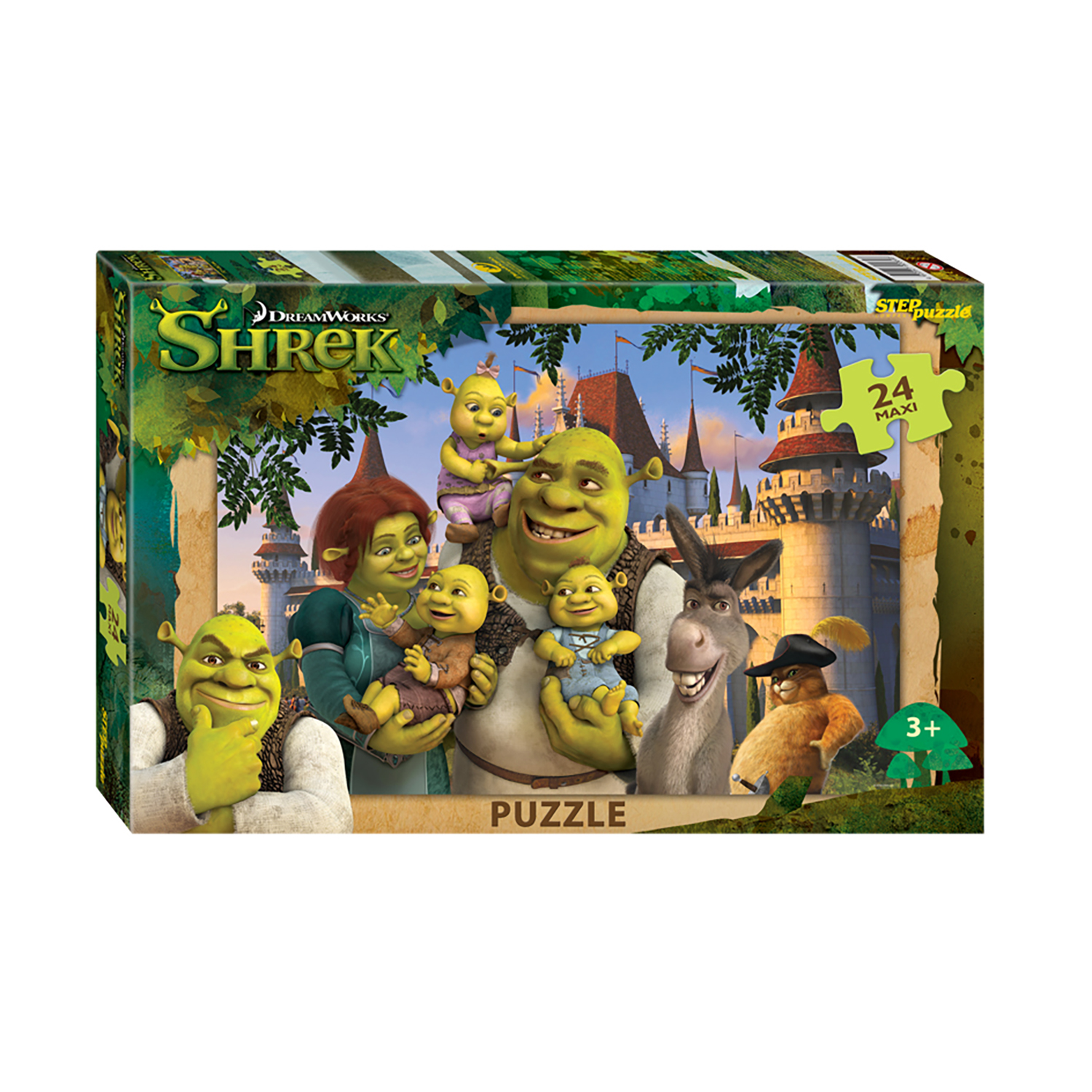 Пазл Степ Пазл Shrek maxi24 Dreamworks купить по цене 413 ₽ в  интернет-магазине Детский мир