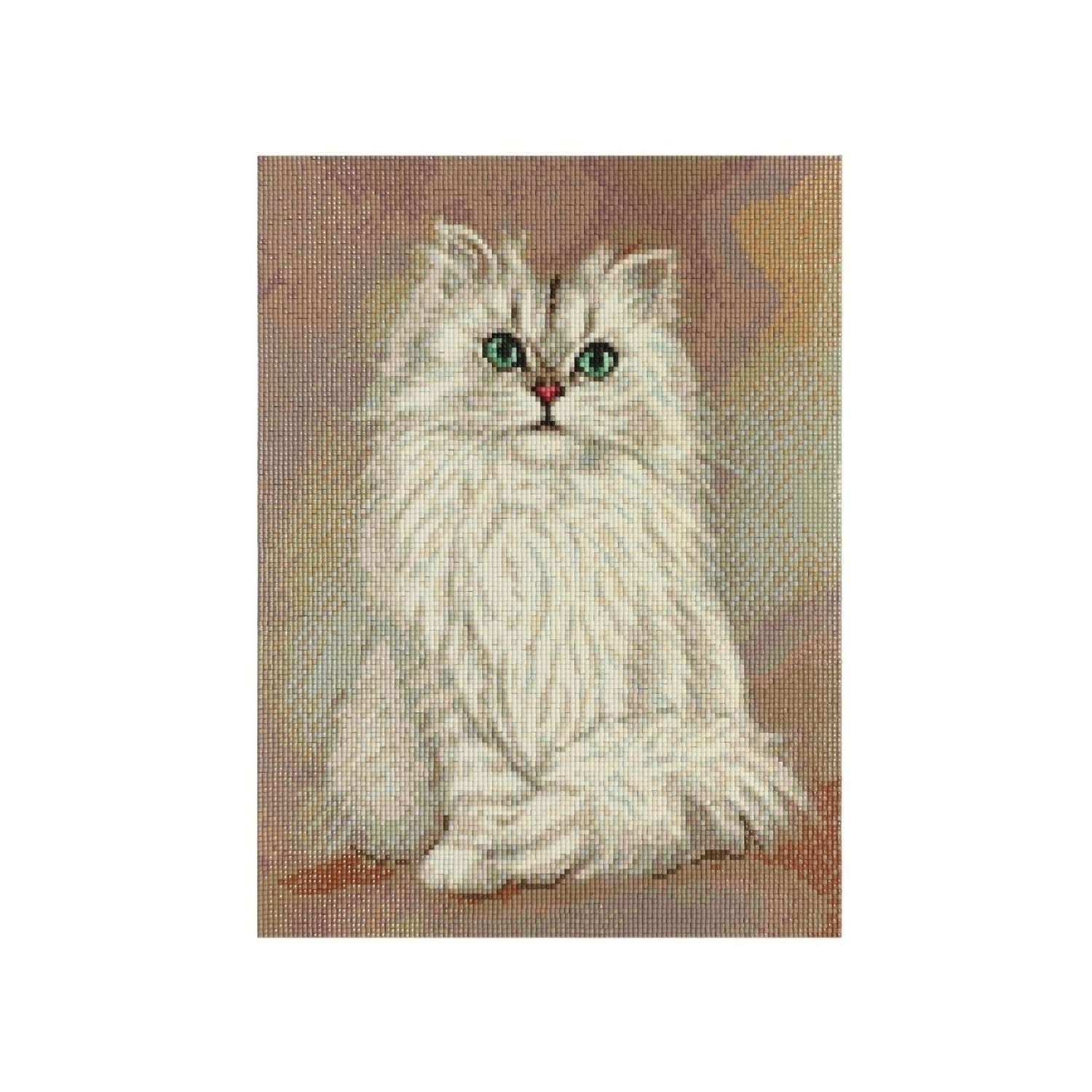 Алмазная мозаика Cristyle картина стразами Кошка Бьянка 30х40 см Cr 340021 - фото 5