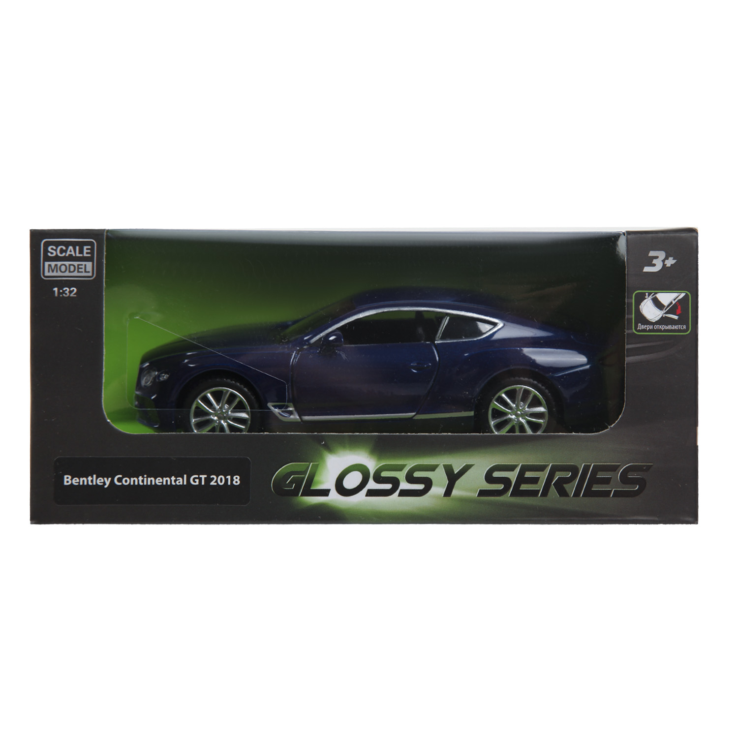 Автомобиль Mobicaro Bentley Continental 1:32 без механизмов синий 544043 - фото 5