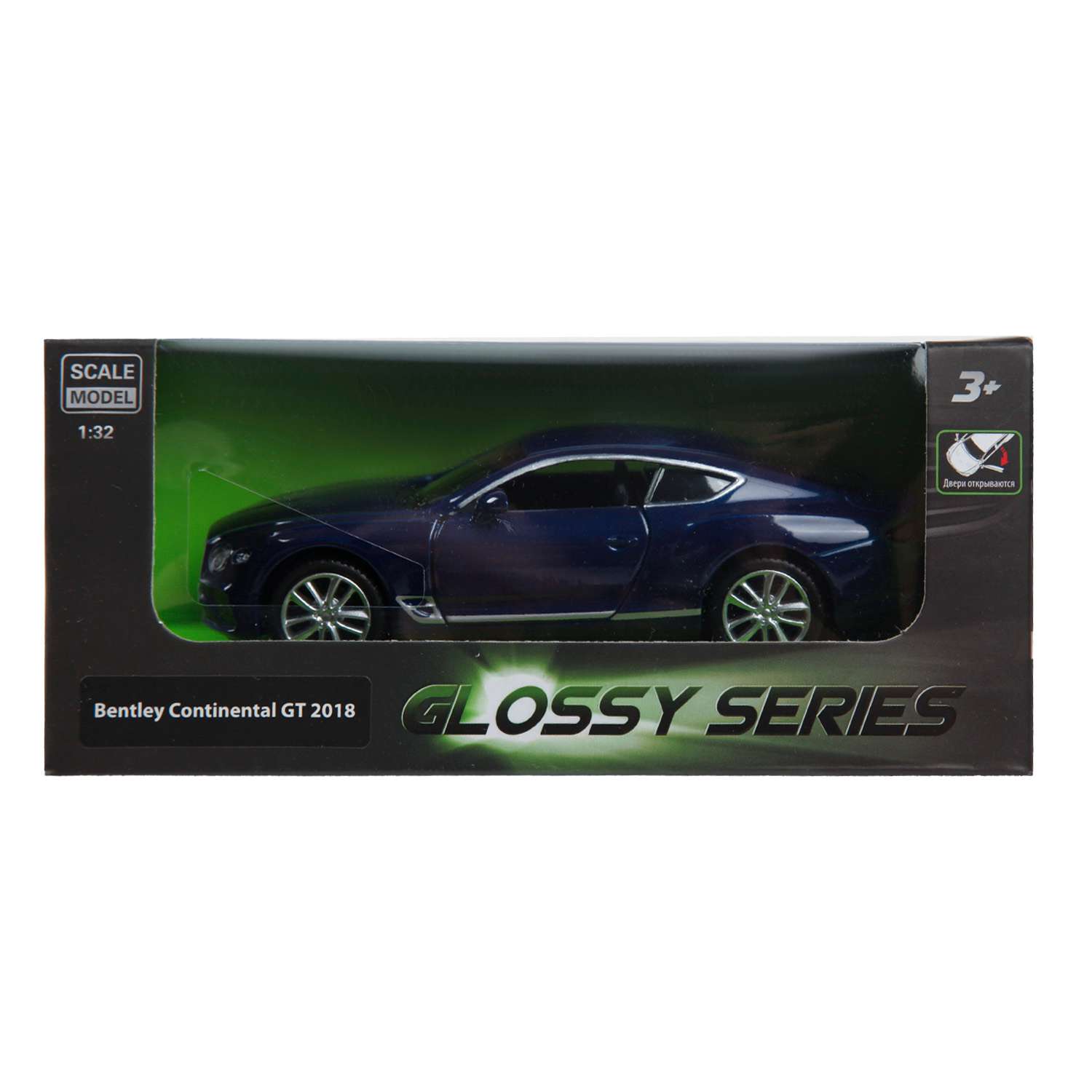 Автомобиль Mobicaro Bentley Continental 1:32 синий 544043 - фото 5
