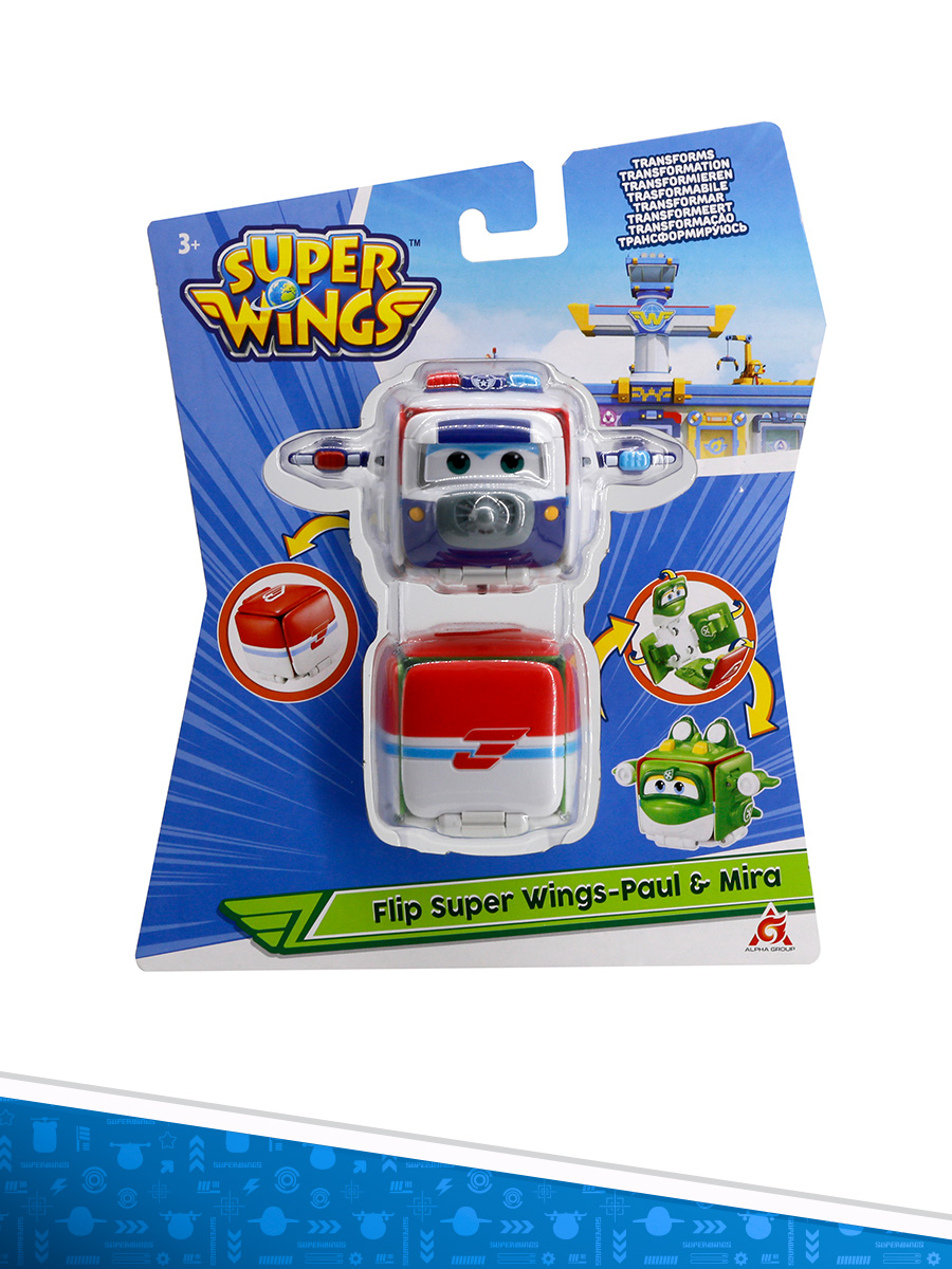 Перевертыш Super Wings Пол и Мира - фото 8