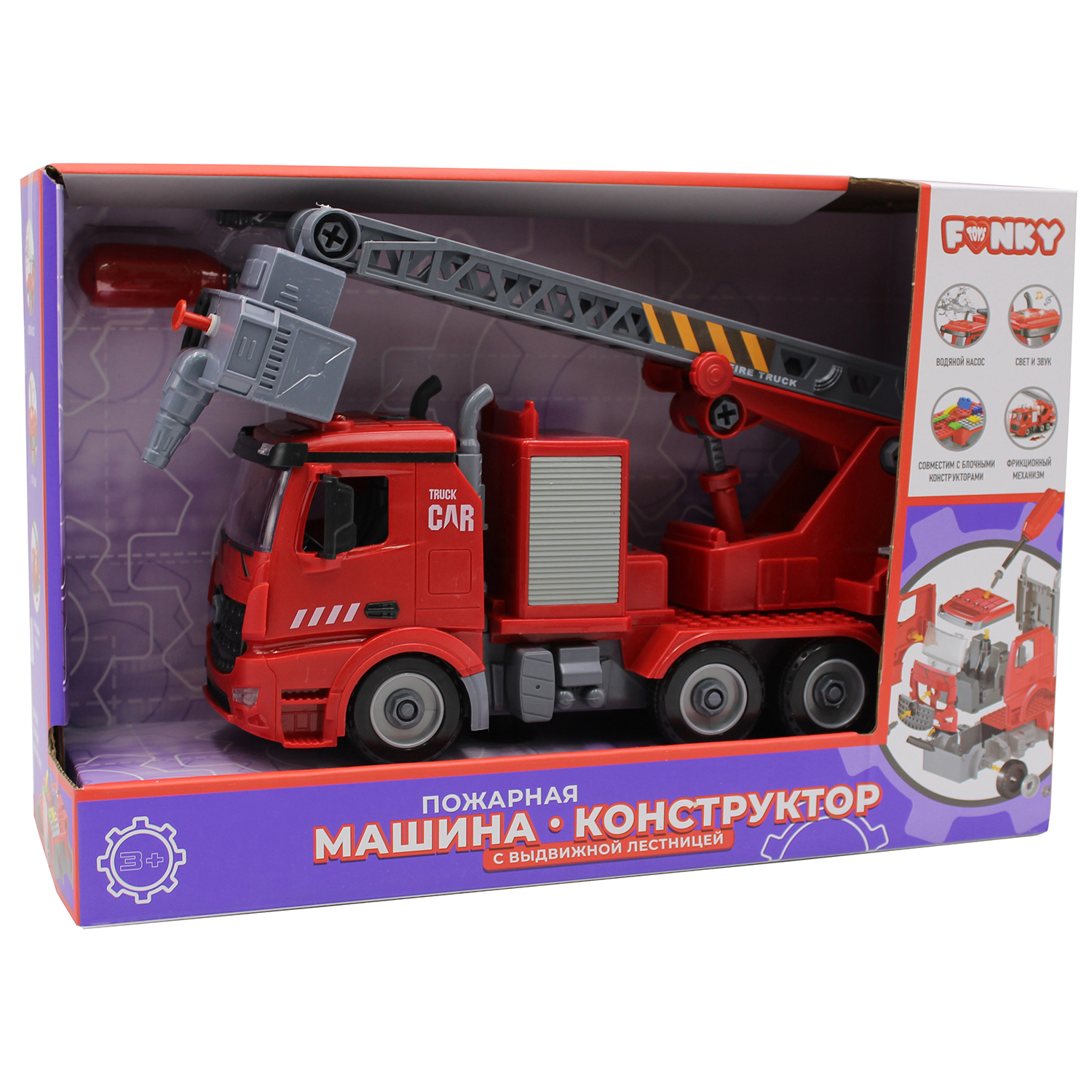 Конструктор Funky Toys Пожарная машина FT61114