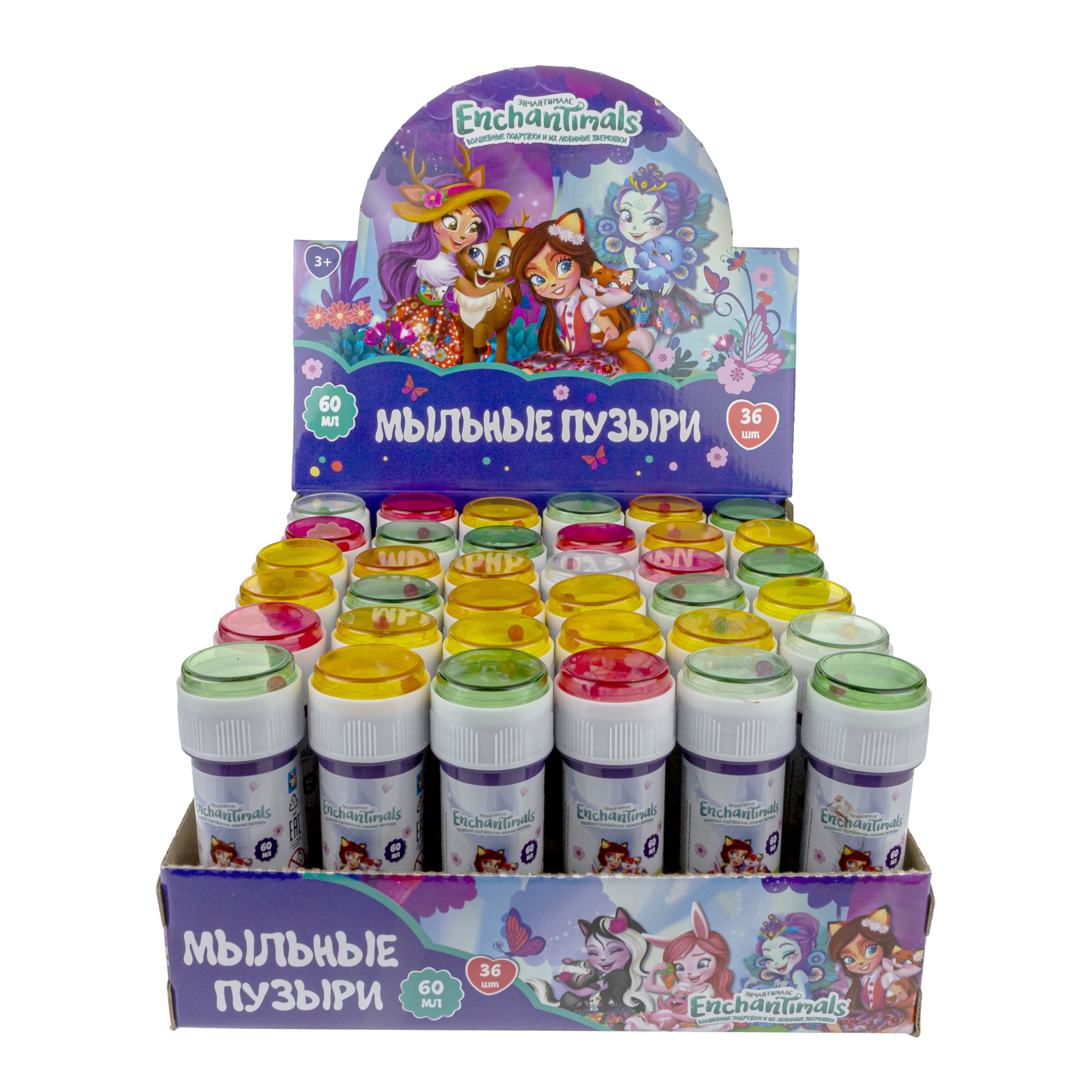 Мыльные пузыри 1TOY Enchantimals 60мл Т22259 в ассортименте - фото 4