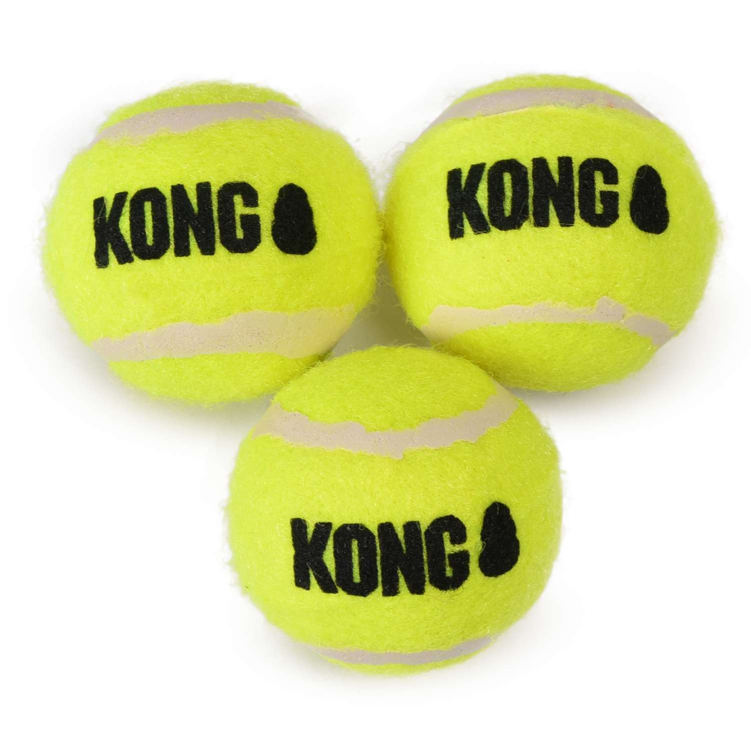 Игрушка для собак KONG Air Мяч теннисный очень маленький AST5E - фото 1
