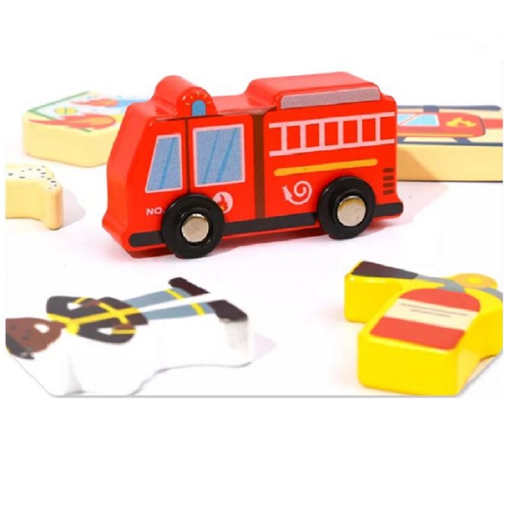Игровой набор Tooky Toy Чемоданчик Пожарная станция TY203 - фото 4