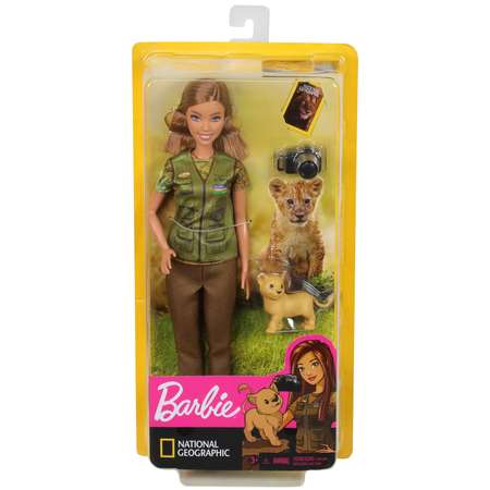 Кукла Barbie Кем быть National Geographic Фотожурналист GDM46