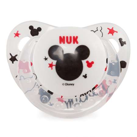 Соска-пустышка Nuk Disney силик. р-р 1 (белая)