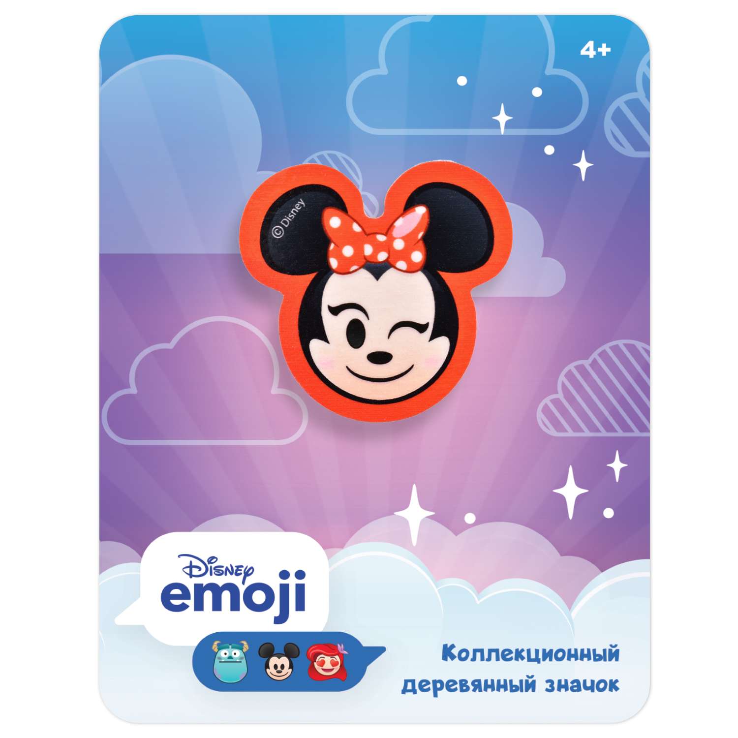 Значок Disney Emoji Подмигивающая Минни Маус 69611 - фото 2