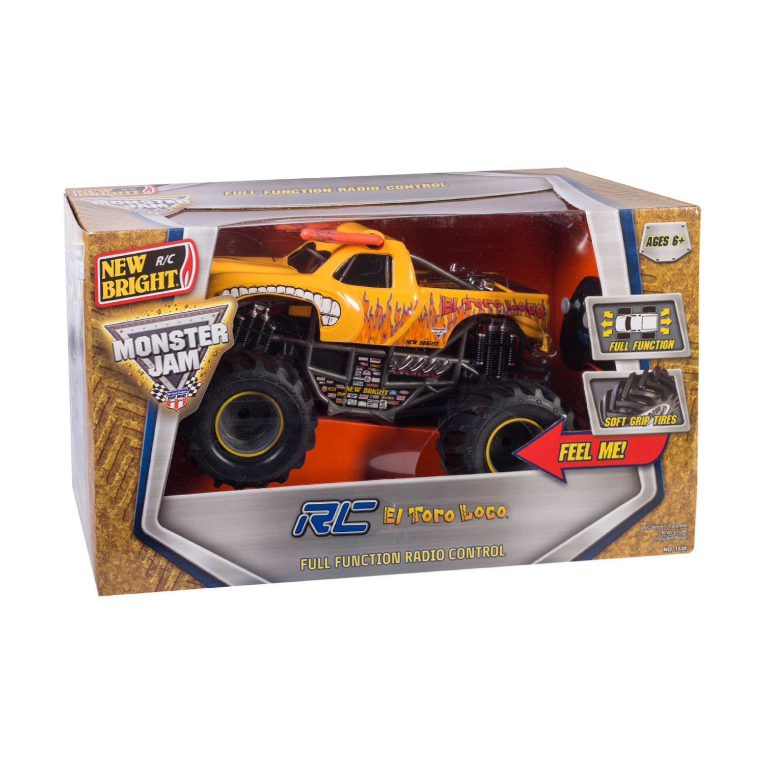 Машина р/у New Bright Monster Jam - Toro Loco 1:15 - фото 3