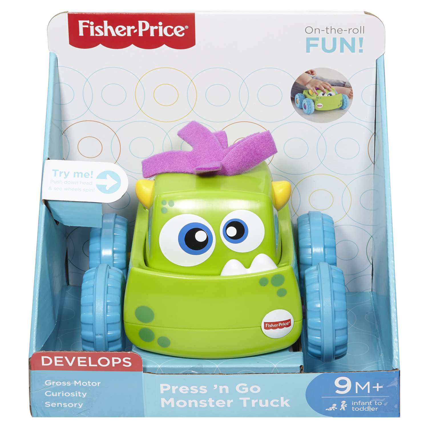 Игрушка Fisher Price Monster Зеленая DRG15 - фото 2