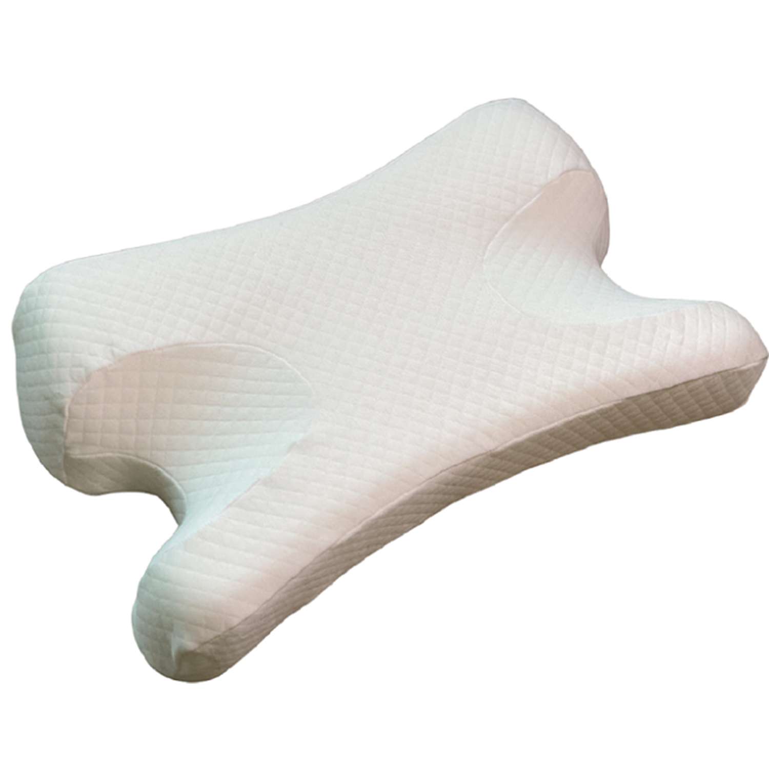 Наволочка SkyDreams на анатомическую подушку против морщин высота 13 см цвет белый - фото 1