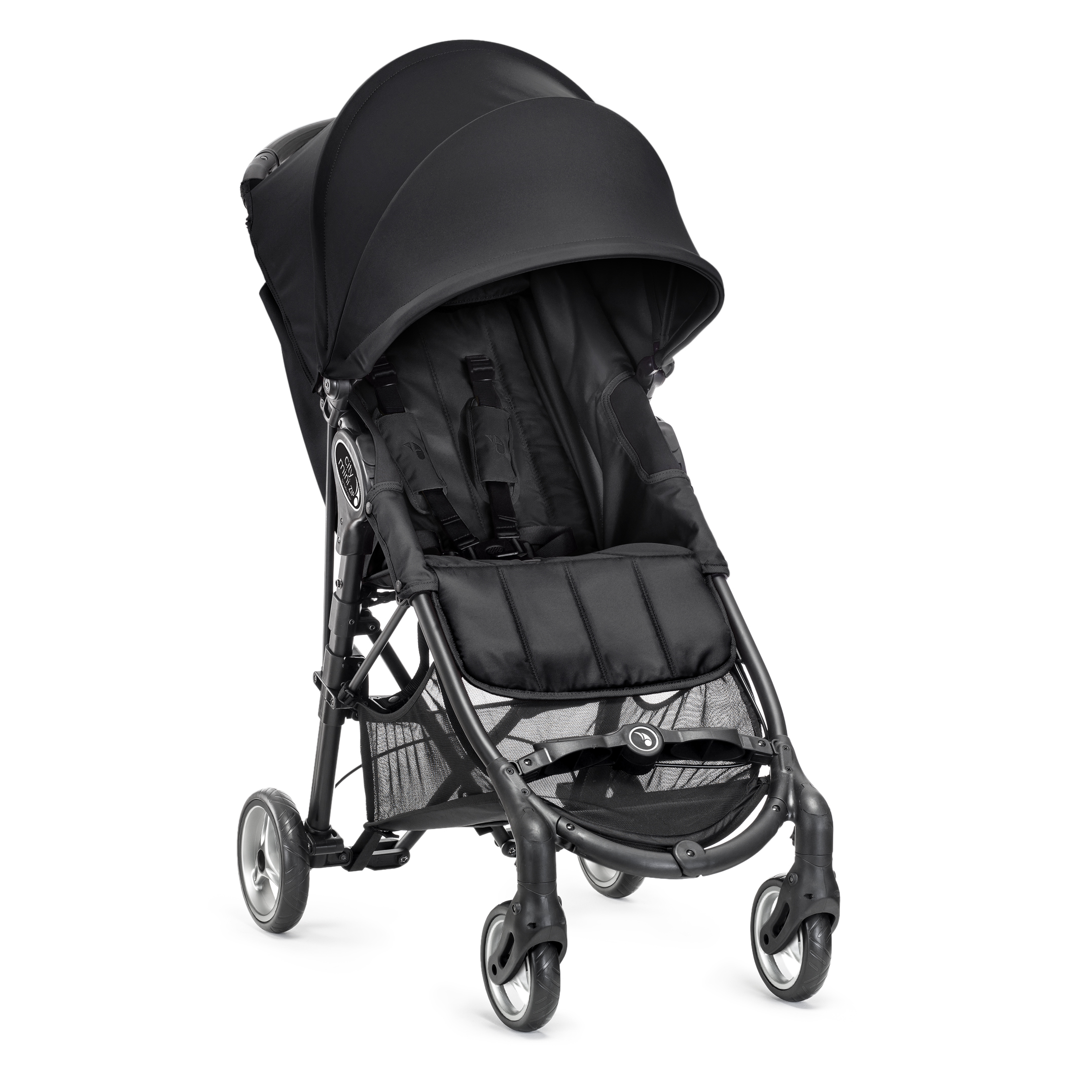 Коляска Baby Jogger City Mini Zip с бампером Black - фото 1