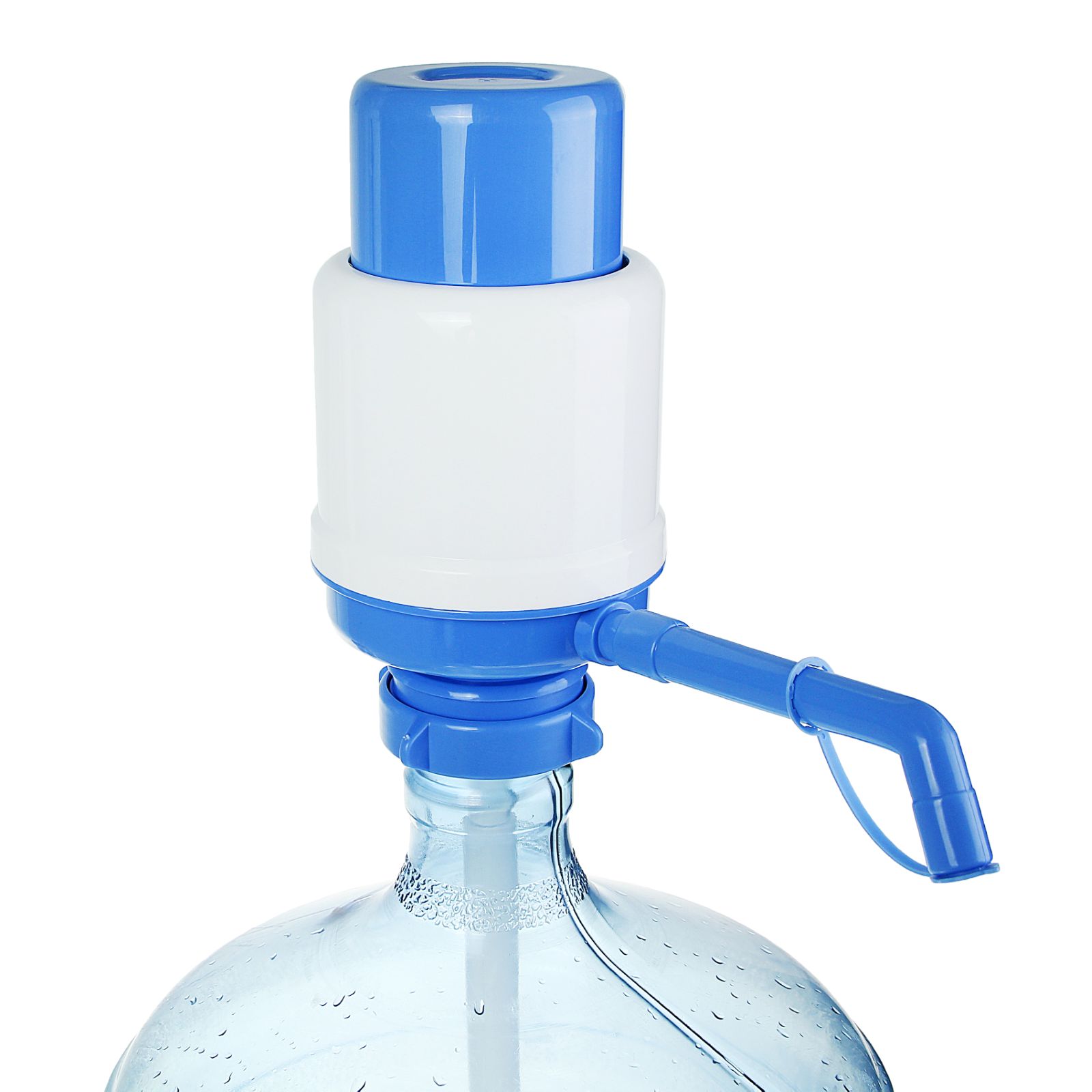 Помпа Sima-Land для воды LESOTO Ideal механическая под бутыль от 11 до 19 л голубая - фото 4