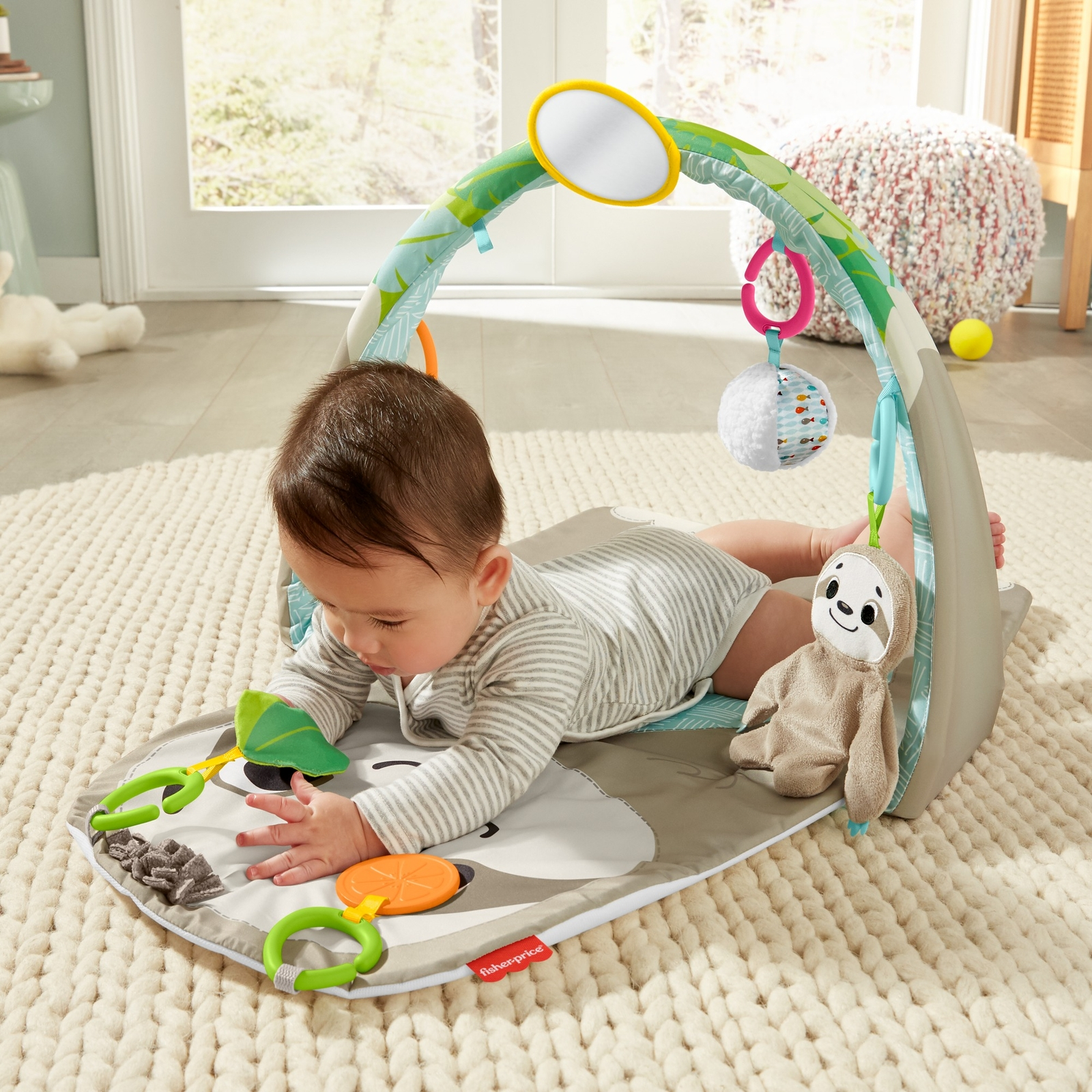 Коврик развивающий Fisher Price Ленивец GNB52 - фото 15