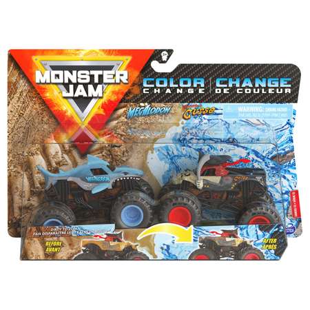 Машинка Monster Jam 1:64 2шт MegalodonV PiratesCurse6044943/20128653