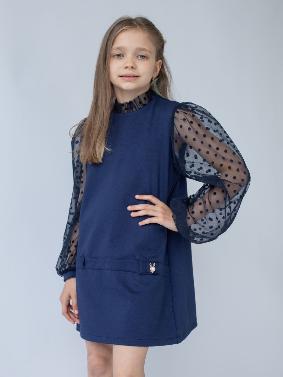 Платье KristiKlo KK-SS23-schooldress-blue - фото 1