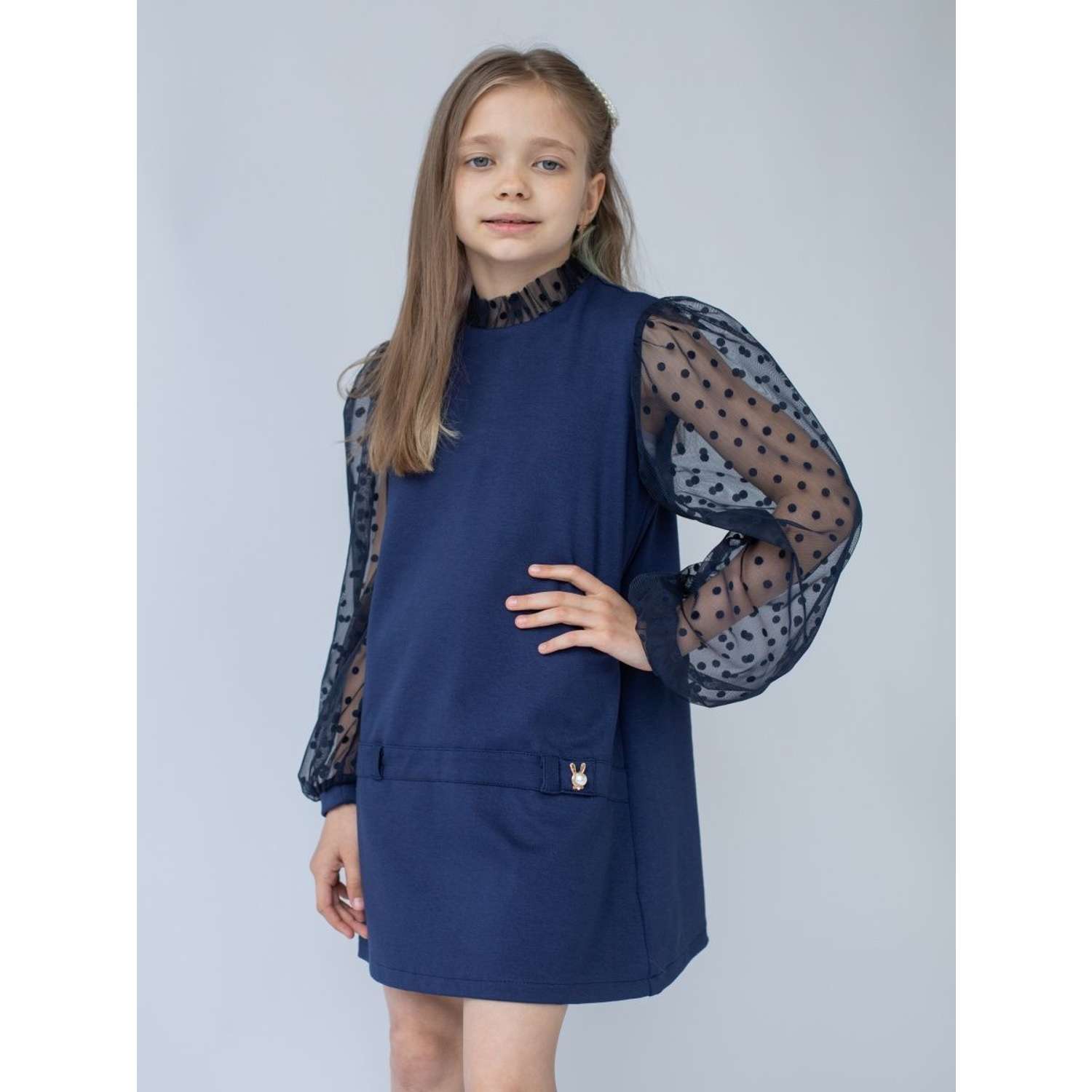 Платье KristiKlo KK-SS23-schooldress-blue - фото 1