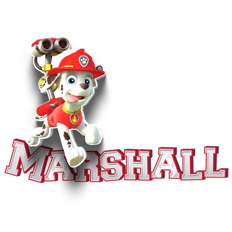 Светильник 3D 3DLightFx Paw Patrol Marshall Mini - фото 1