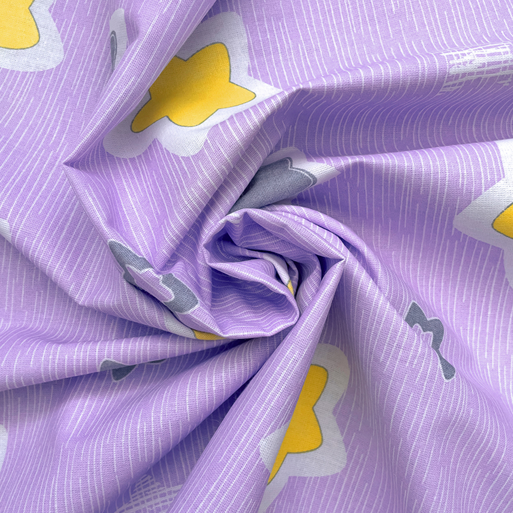 Комплект постельного белья Galtex детский звездочки фиолетовый - фото 4