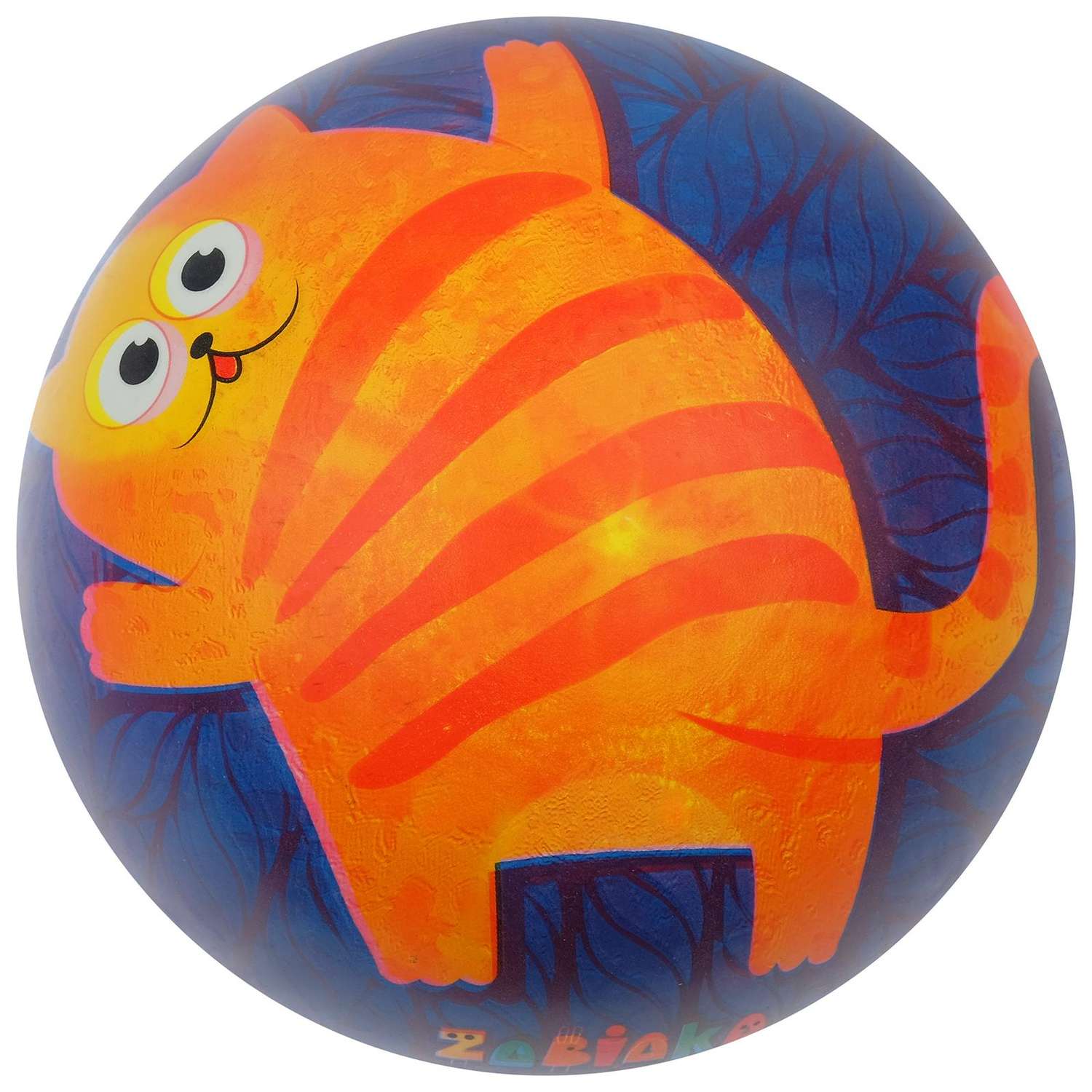 Мяч Zabiaka детский «Котик» d=22 см 60 г - фото 1