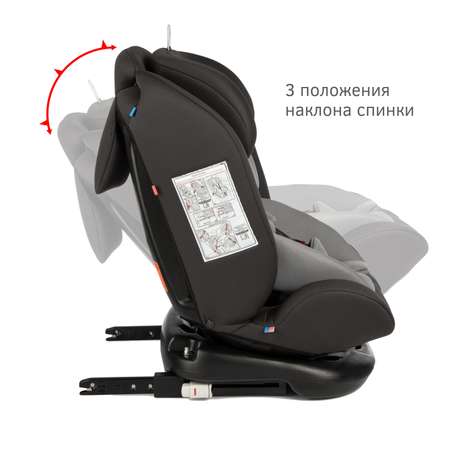 Автомобильное кресло SIGER УУД Siger Престиж Isofix гр.0+/I/II/III графит