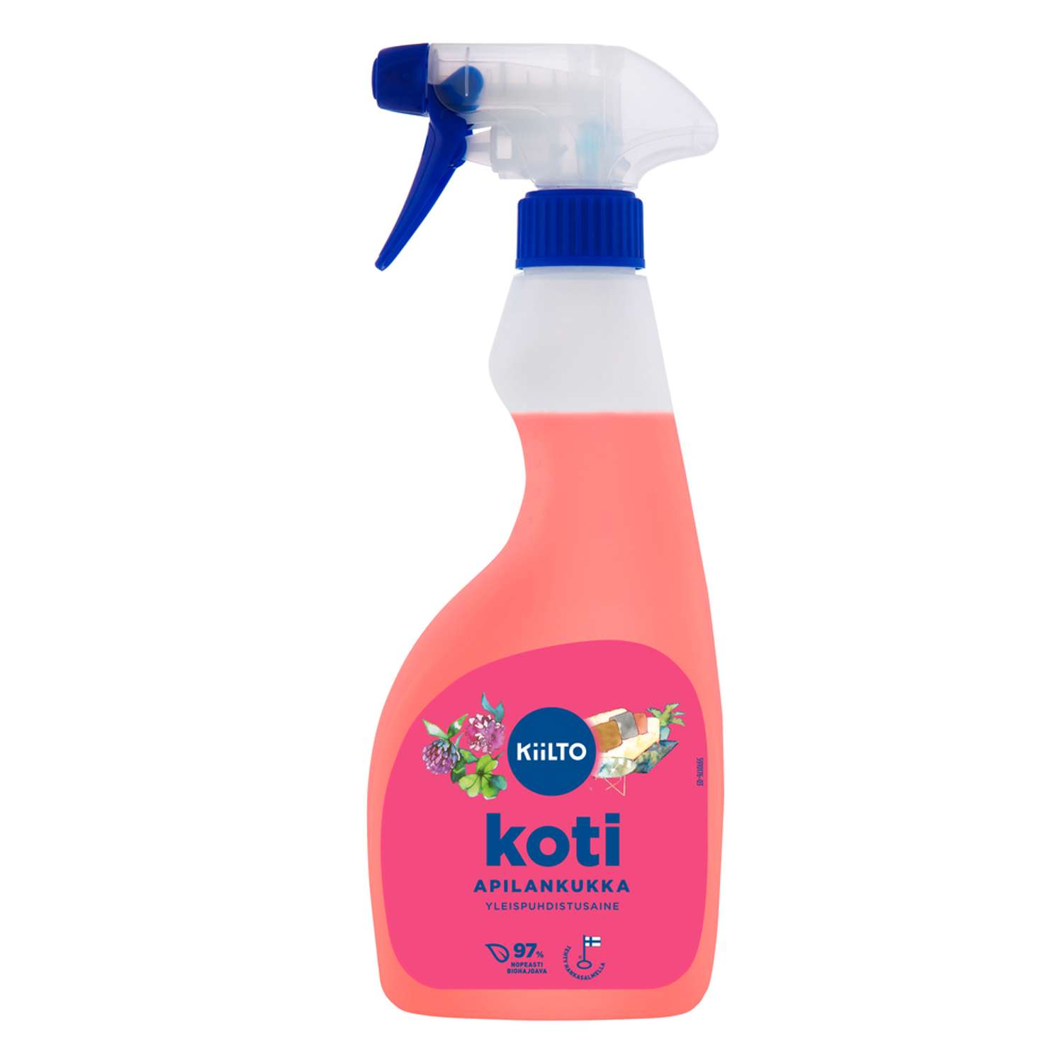 Чистящее средство-спрей Kiilto с ароматом клевера 500 мл - фото 1
