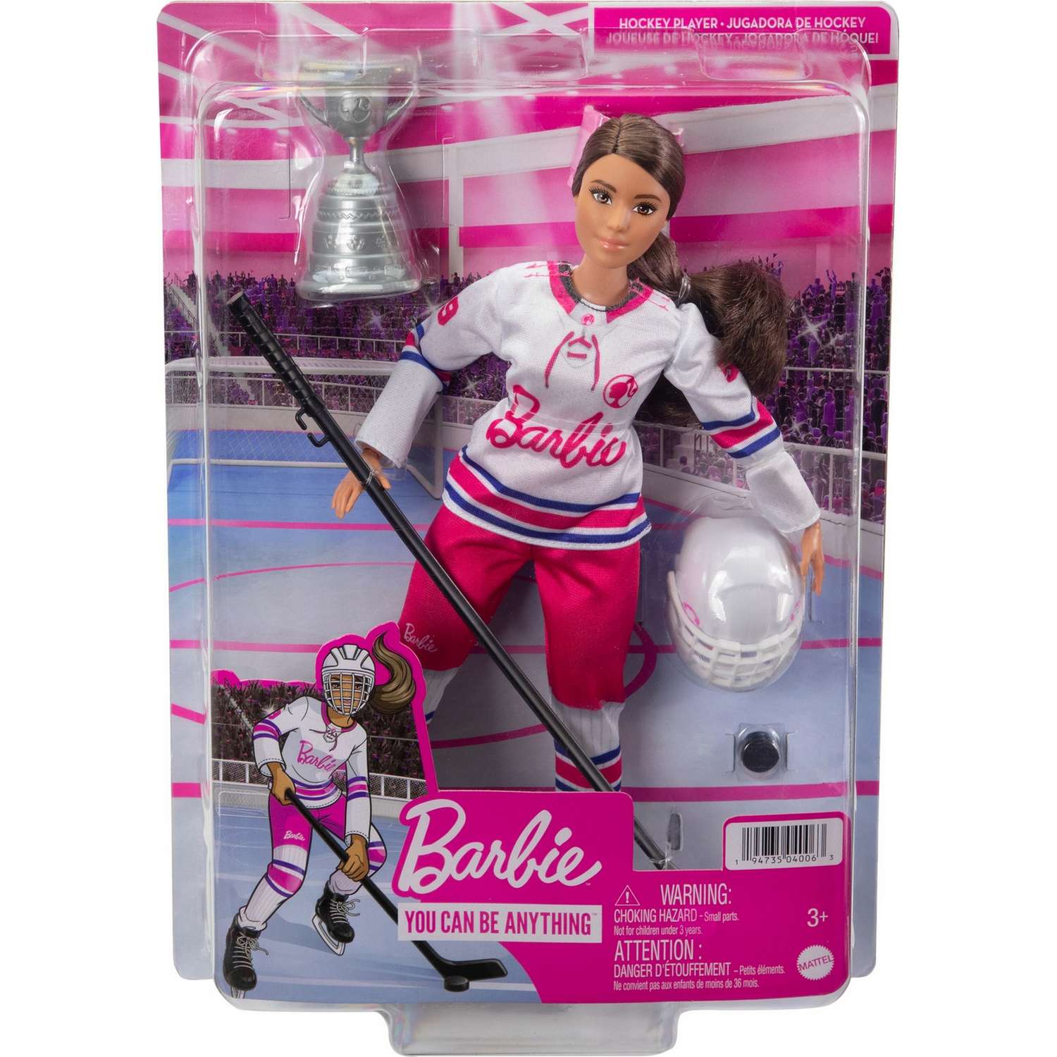 Кукла Barbie Зимние виды спорта Хоккеист HFG74 HFG74 - фото 2