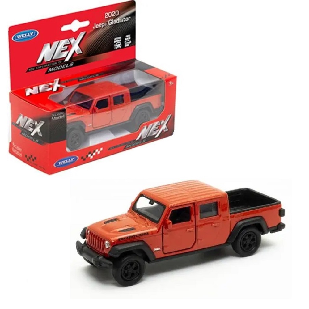 Автомобиль Welly Jeep 1:38 оранжевый 43788W-M - фото 1