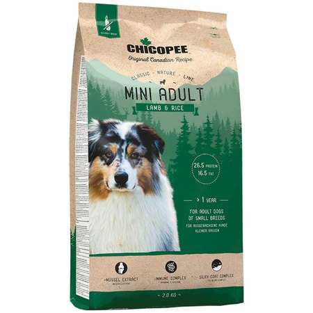 Корм для собак Chicopee CNL Mini ягненок-рис 2кг