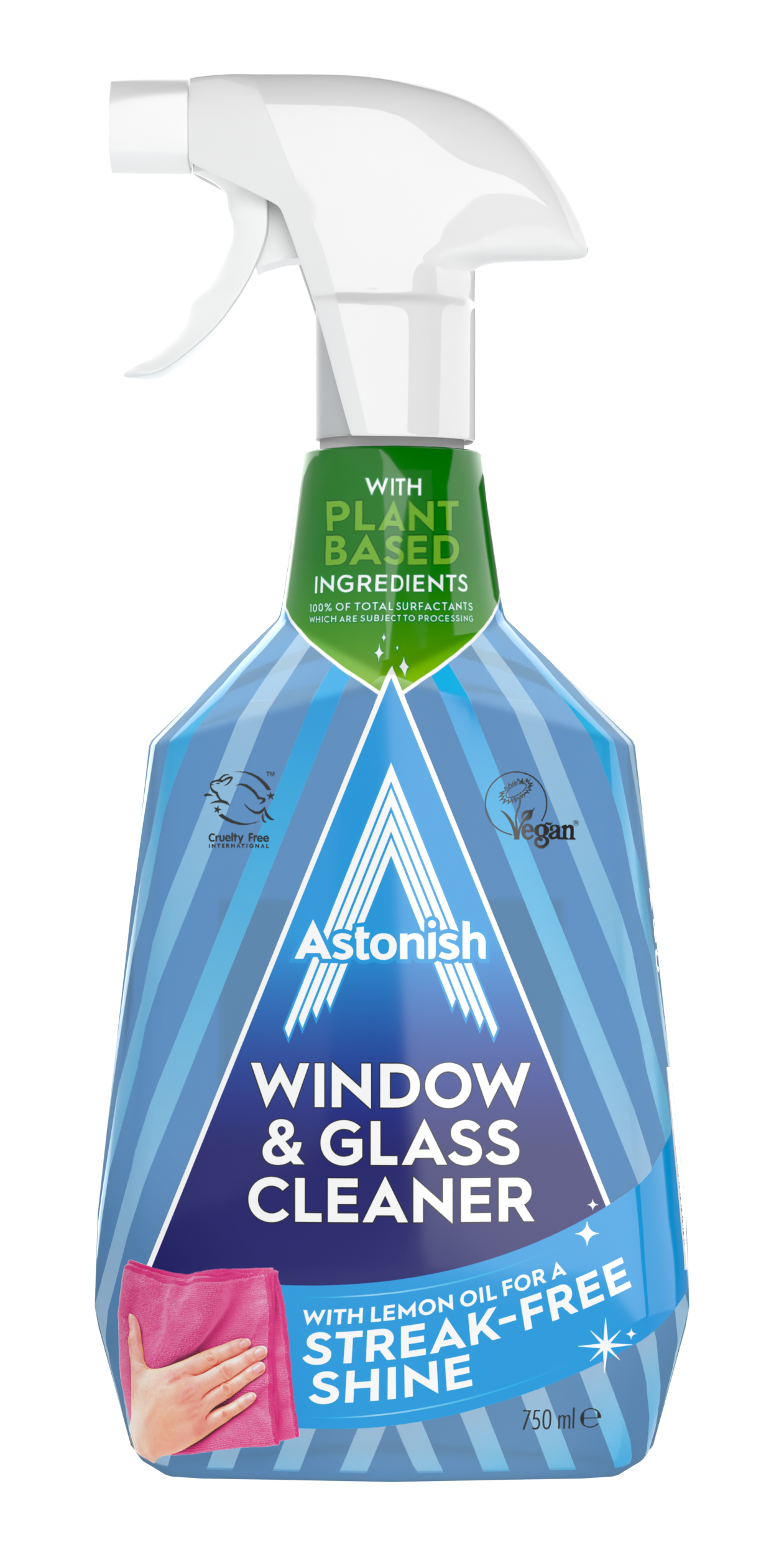 Очиститель Astonish Cтекол и окон. Аромат эвкалипт с лимоном Window Glass Cleaner - фото 1