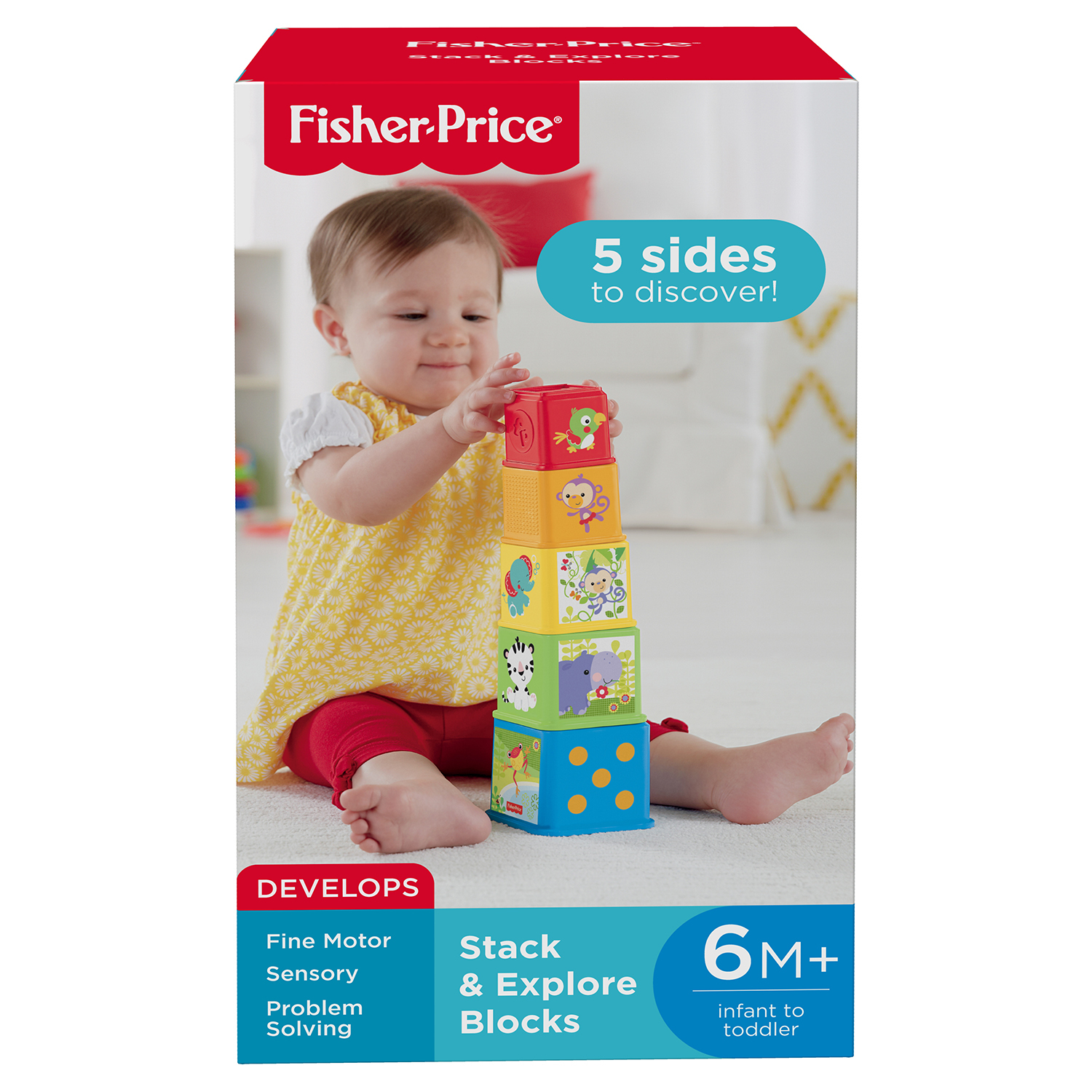 Fisher-Price Складывающиеся стаканчики Веселые животные