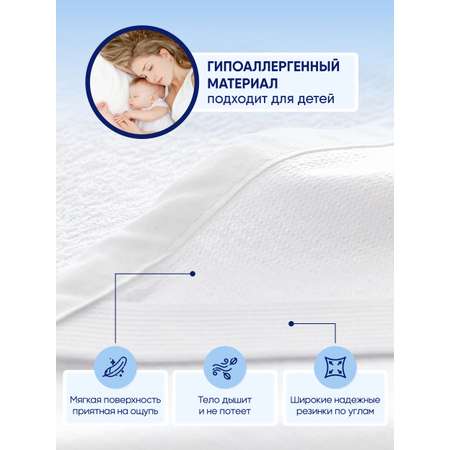 Наматрасник Sleep and Smile Непромокаемый наматрасник 160х80