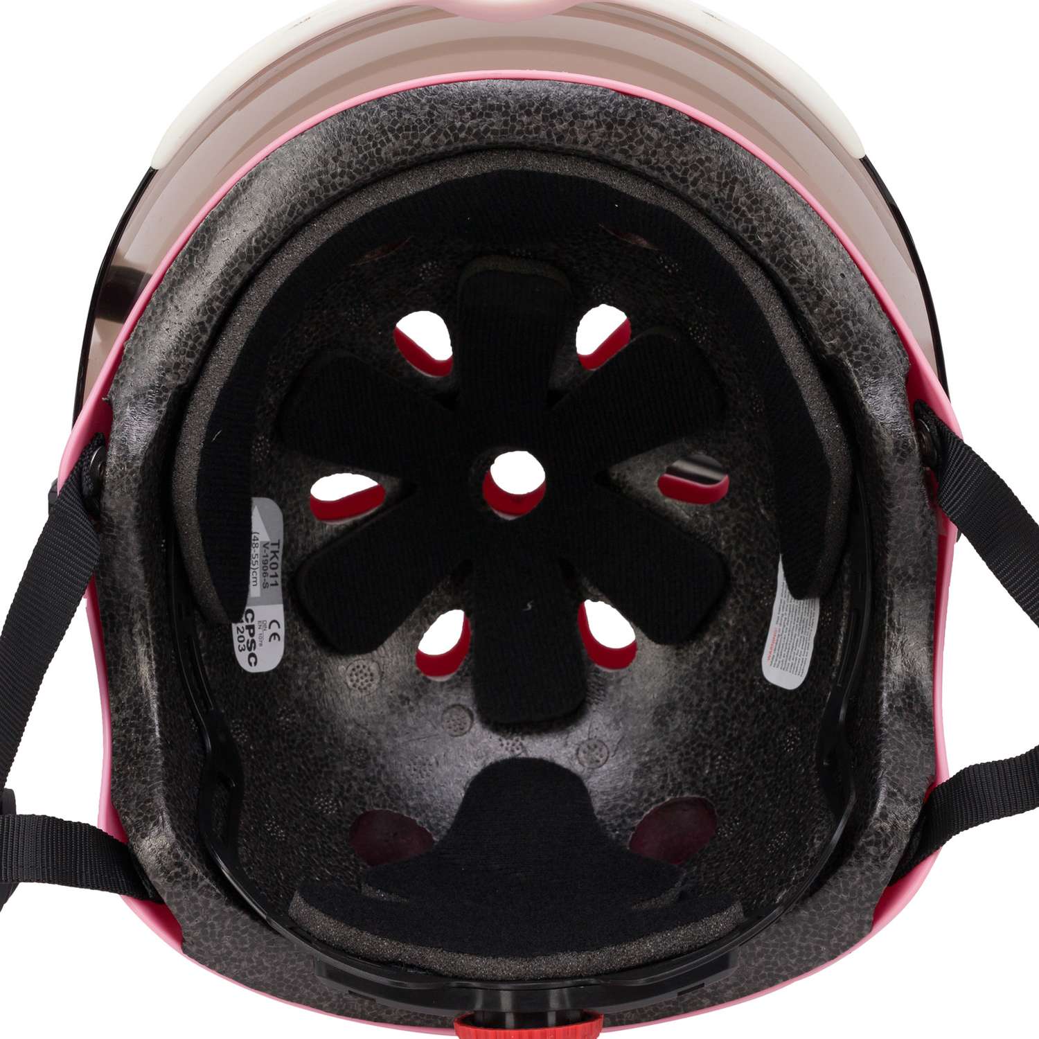 Шлем защитный SXRide YXHEM02 розовый размер S 47-53 см - фото 2