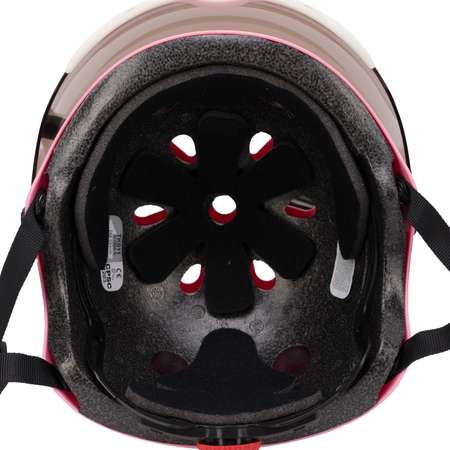 Шлем защитный SXRide YXHEM02 розовый размер S 47-53 см