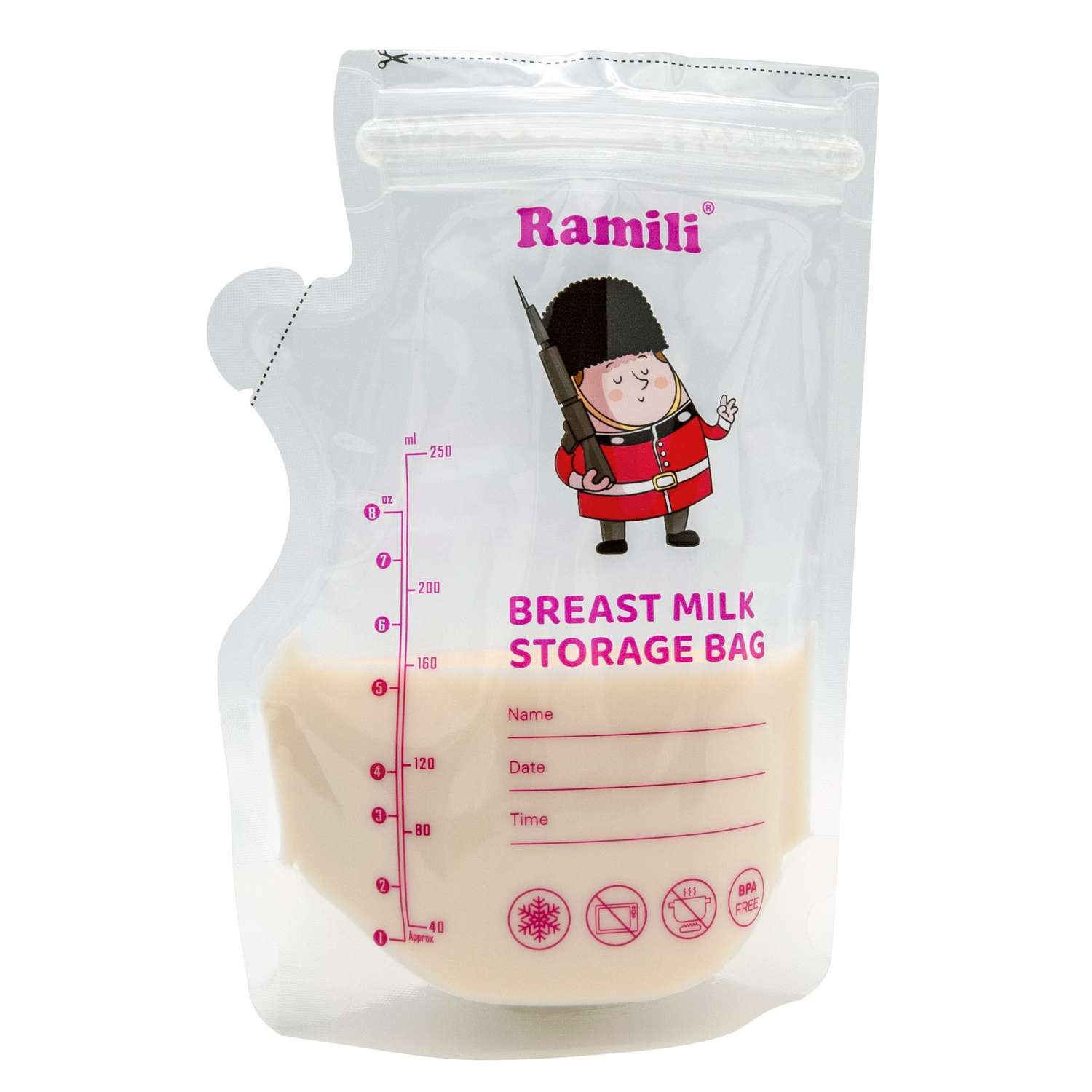 Пакеты для грудного молока Ramili 30 шт. объем по 250 мл - фото 2