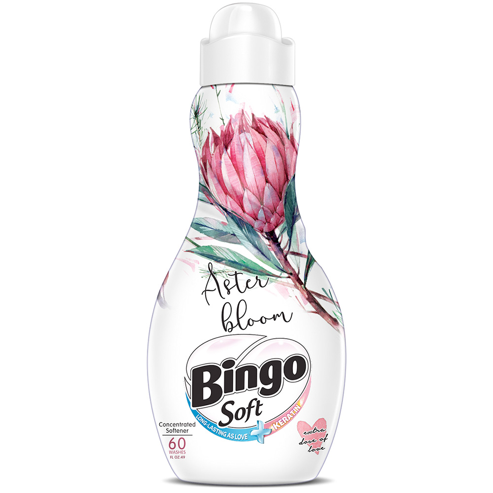 Кондиционер для белья Bingo Soft ASTER BLOOM с ароматом Астры 1440 мл - фото 1