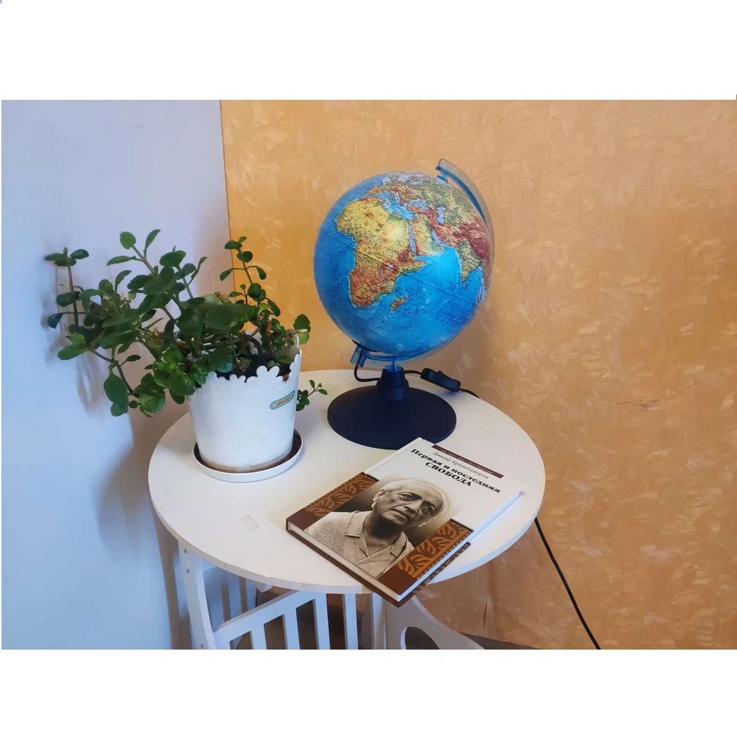 Глобус Globen Земли физико-политический с подсветкой от батареек 21 см. - фото 8