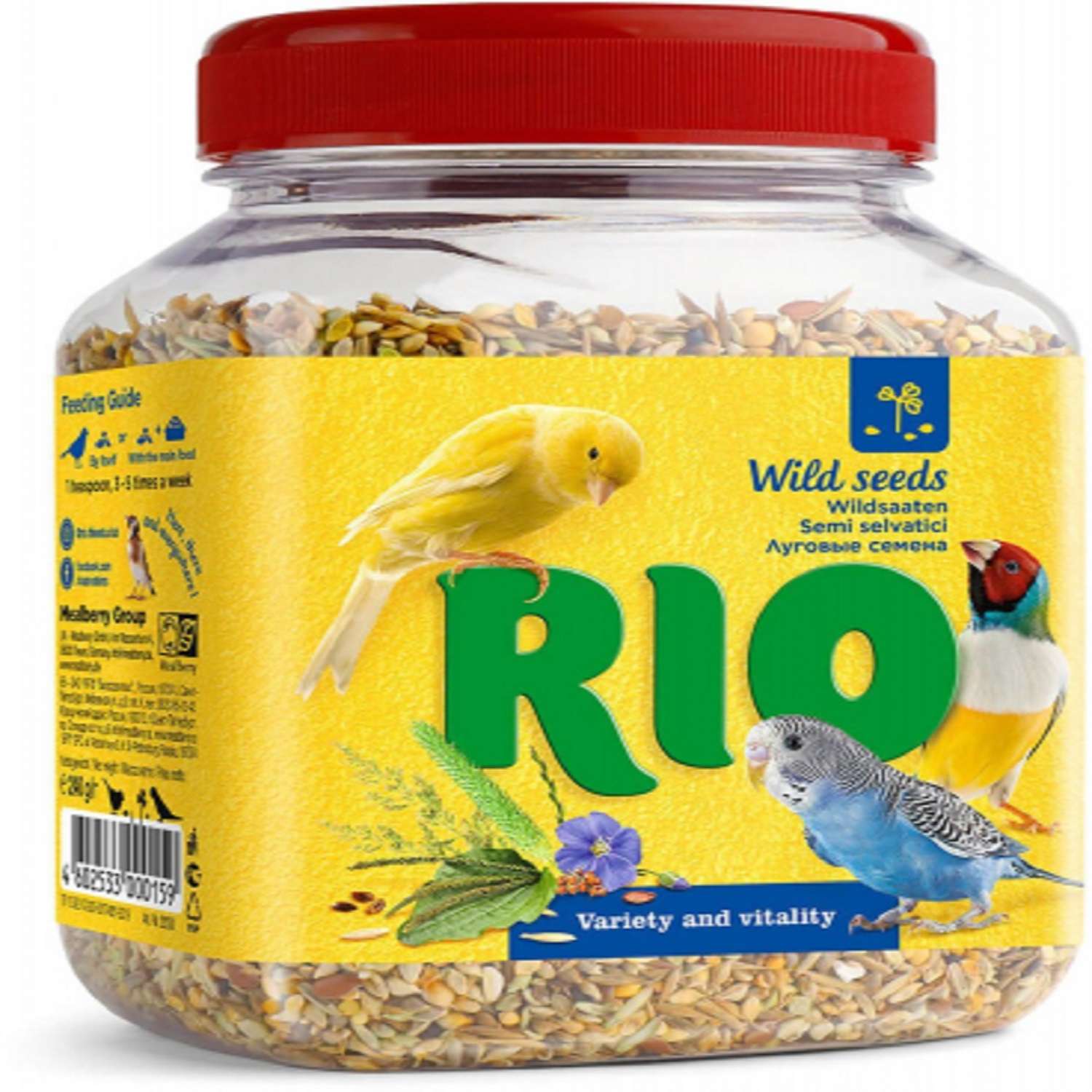Лакомство для птиц RIO семена луговых трав 240г - фото 1