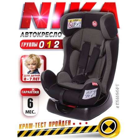 Автокресло BabyCare Nika черный карбон