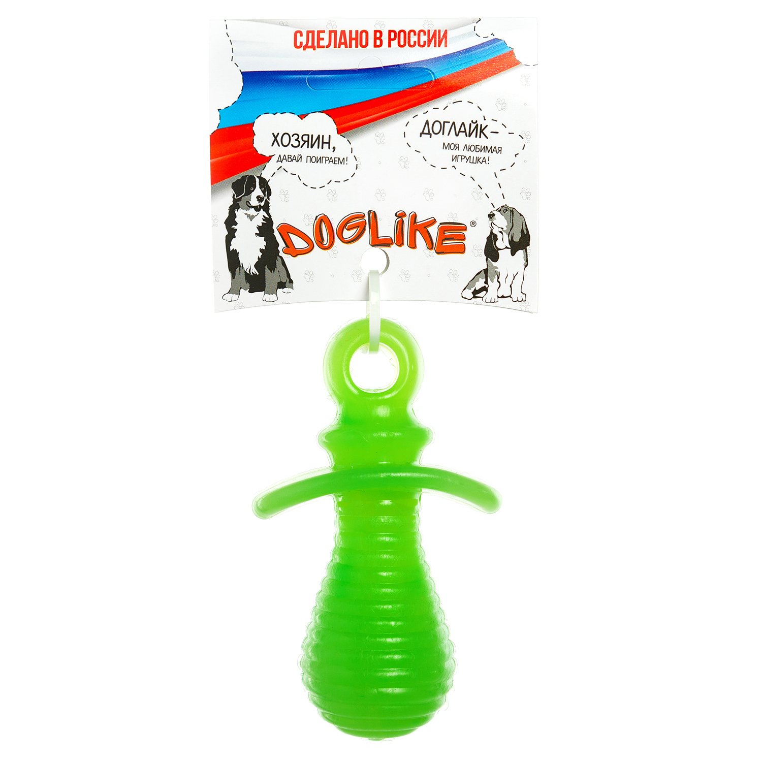 Игрушка для собак Doglike Соска Зеленый - фото 3