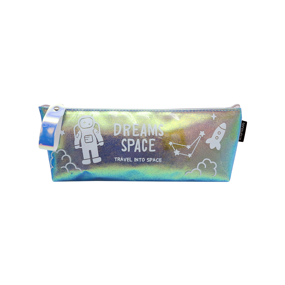 Пенал Михи-Михи космонавт Dreams Space с подсветкой голубой перламутр - фото 1